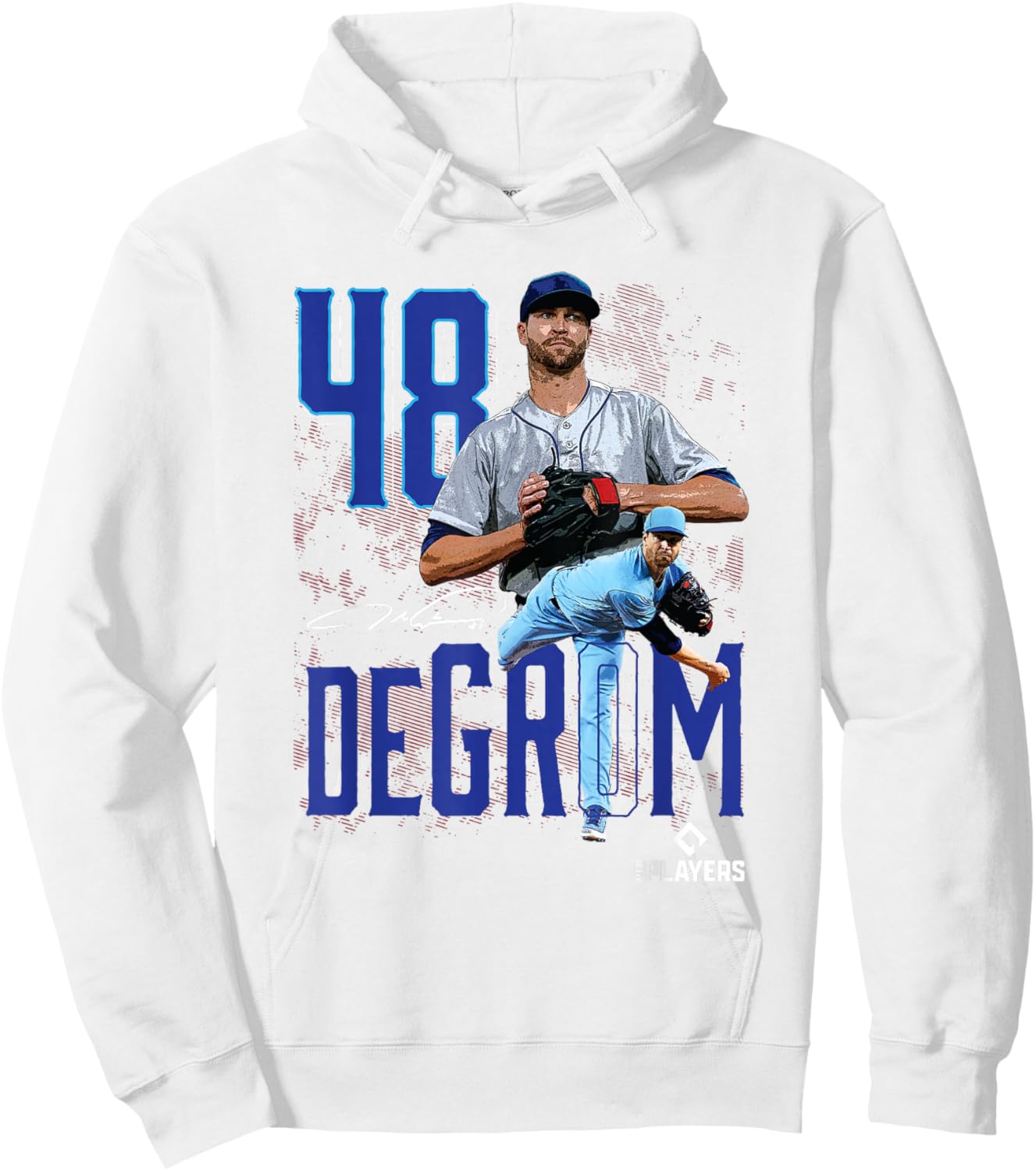 Jacob Degrom | Texas Baseball Players | MLBJDM3003 Hoodie - Hoodie | White