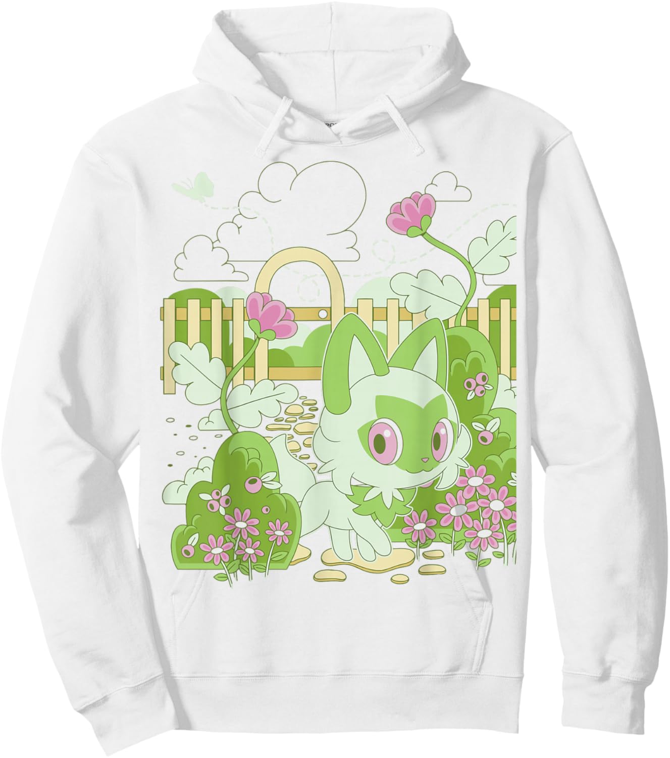 Pokémon - Sprigatito Nature Hoodie - Hoodie | White