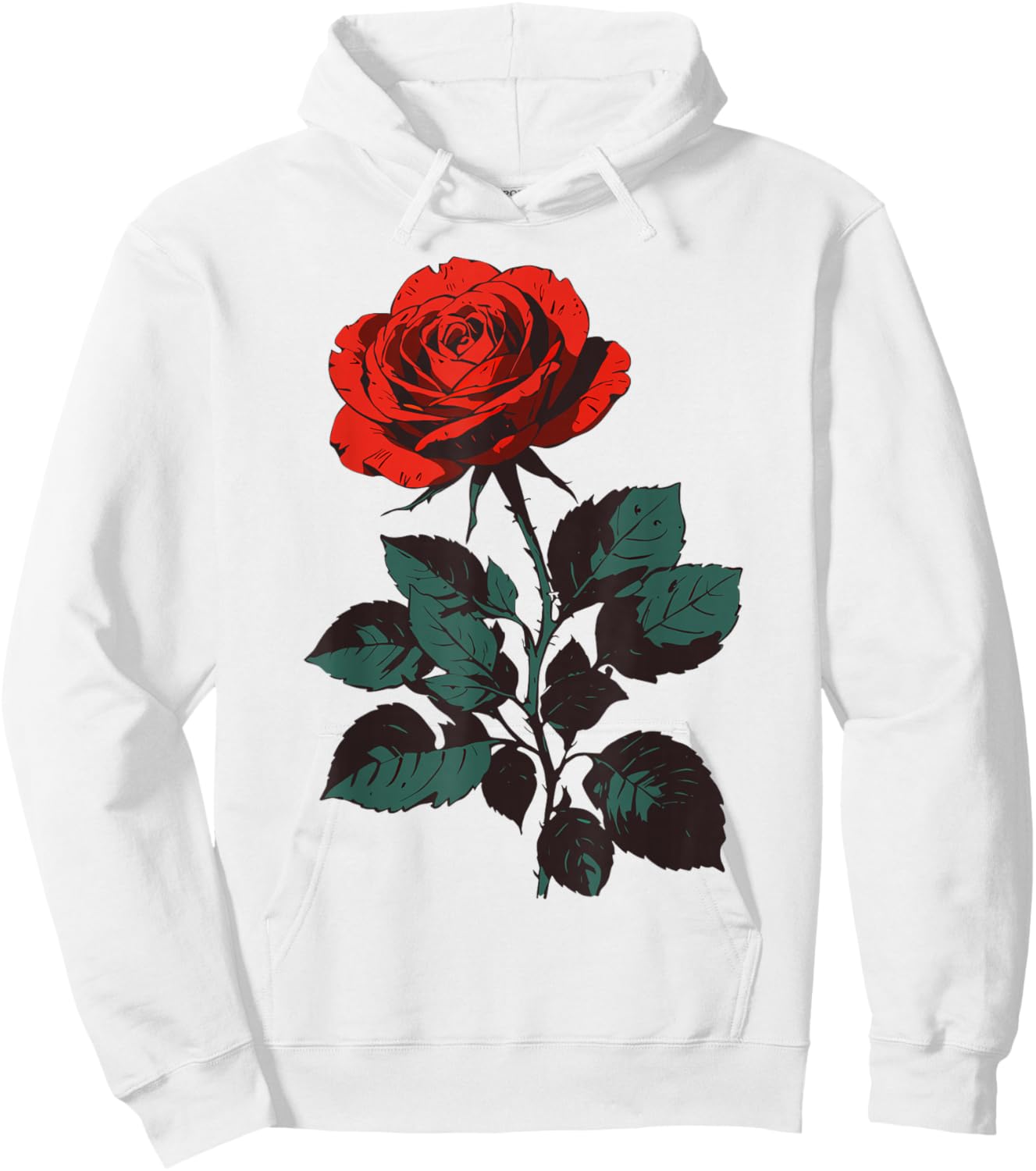 Red Rose Flower Gardening Floral Men Women Kids Hoodie - Hoodie | White