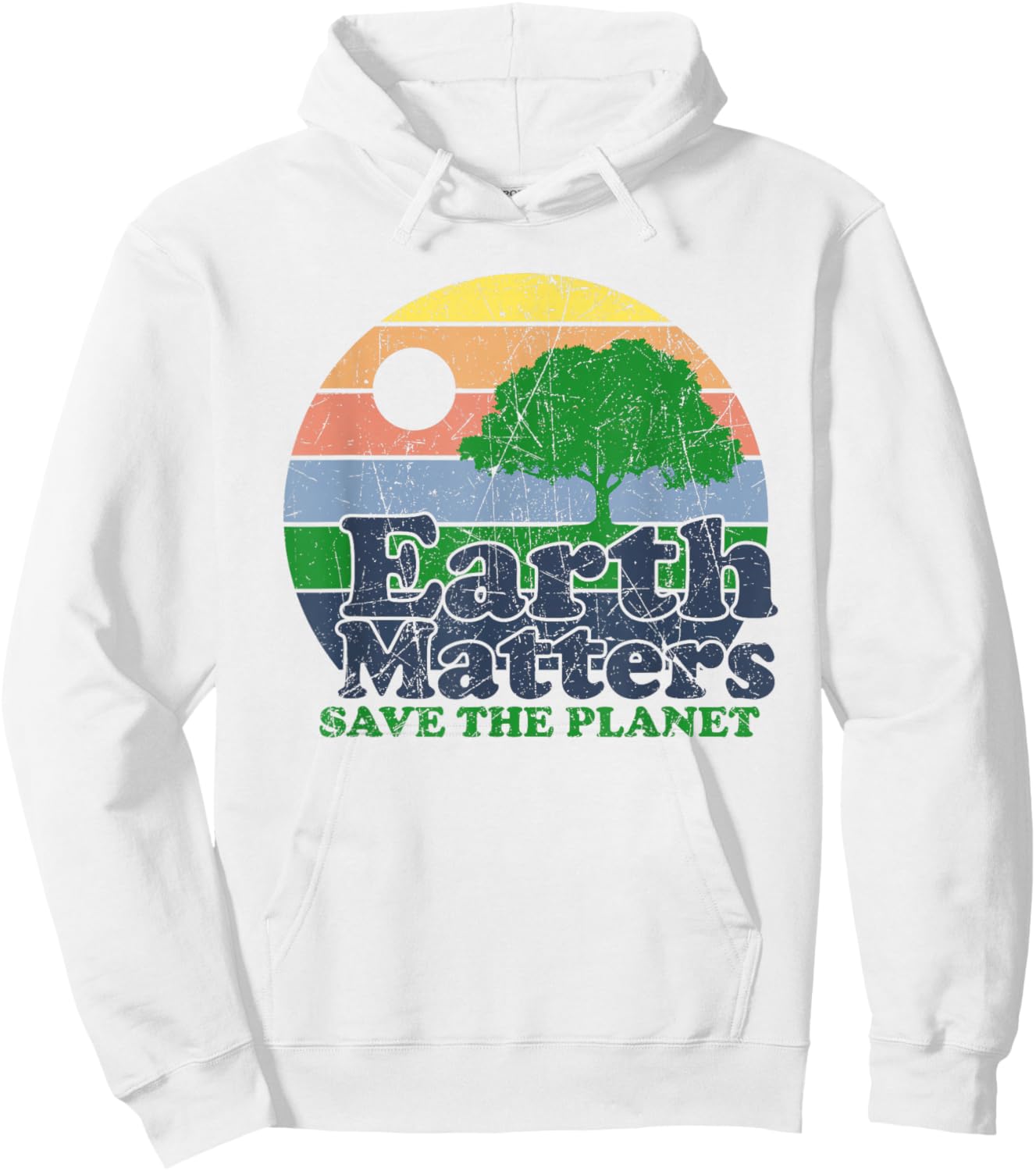 Earth 2025 Earth Matters Save The Planet Hoodie - Hoodie | White