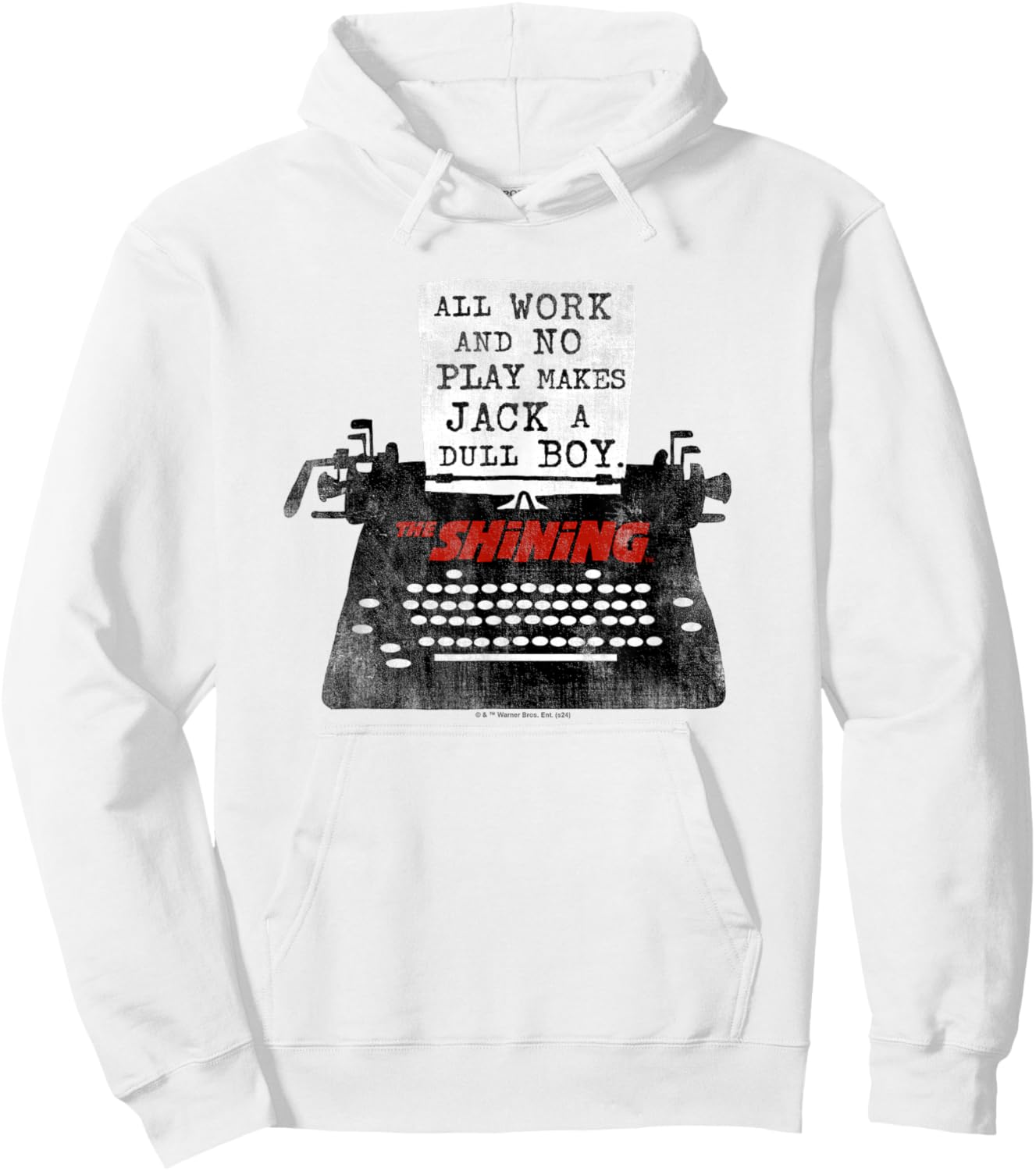 The Shining All Work No Play Hoodie - Hoodie | White