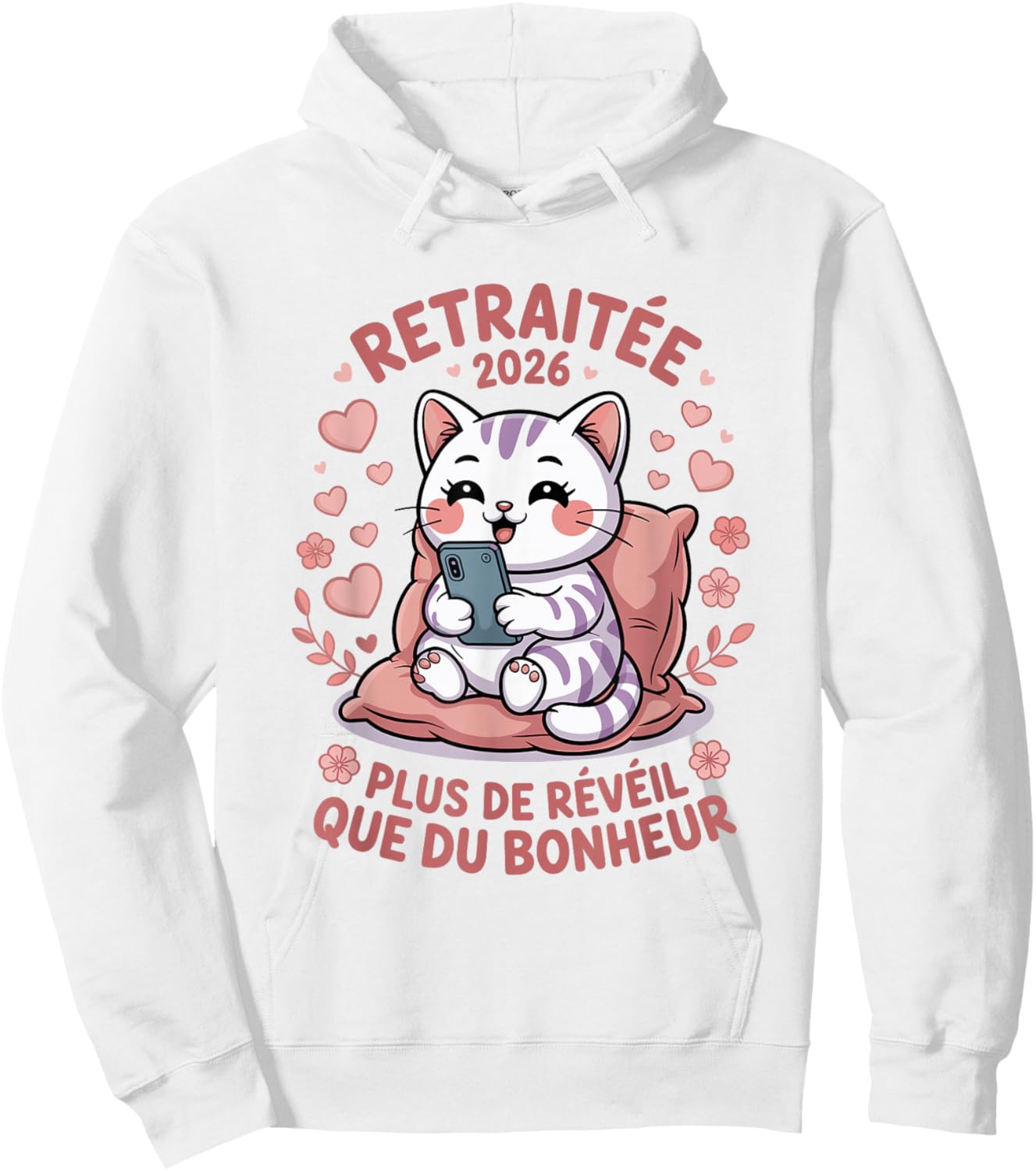 Retired 2026 Retirement Woman Humor Hoodie - Hoodie | White