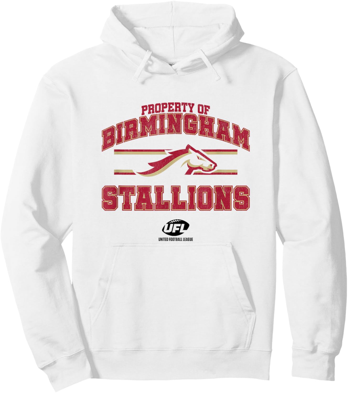 Property of Birmingham Stallions - Birmingham Hoodie - Hoodie | White