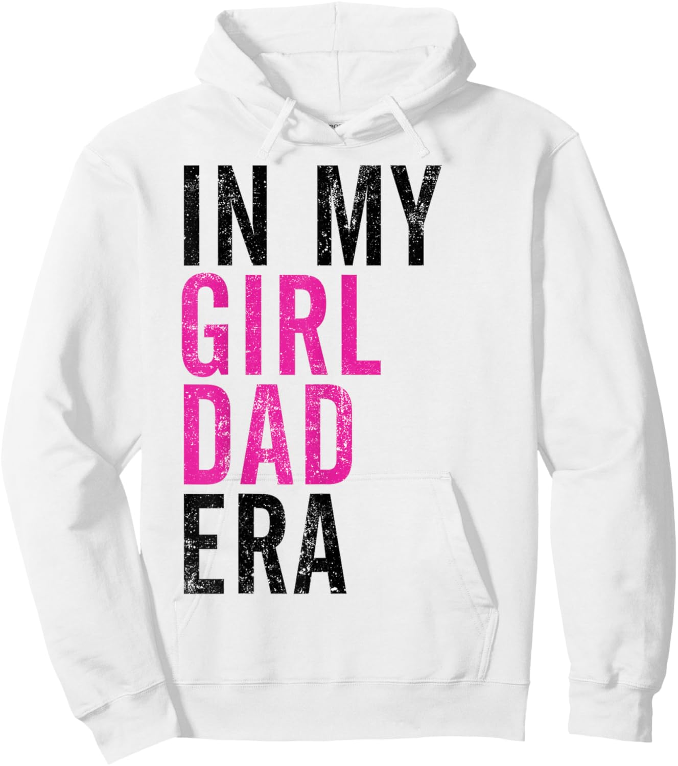 Retro In My Dad Girl Era Funny Father's Day Christmas Hoodie - Hoodie | White