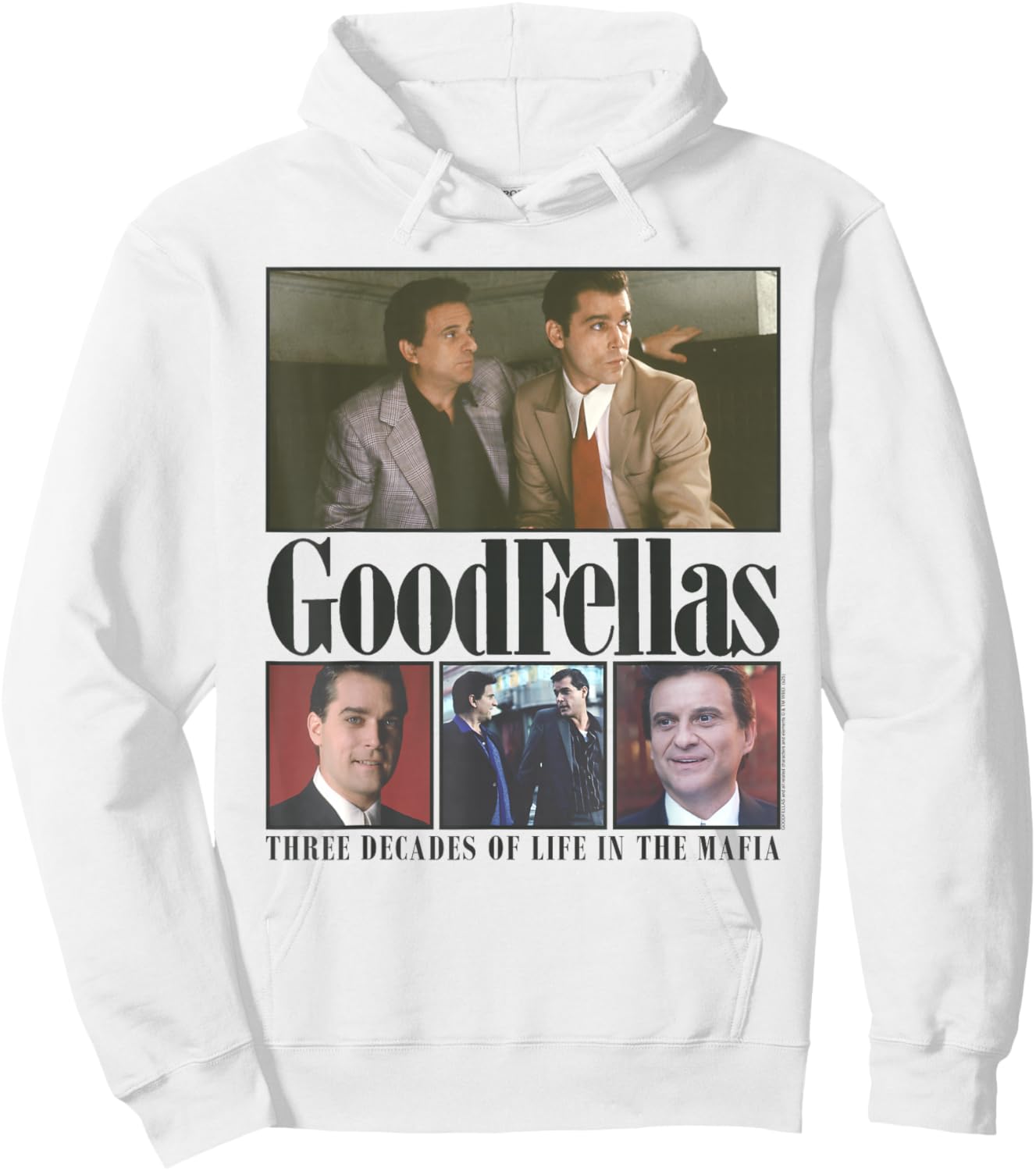 Goodfellas Color Photo Collage Henry and Tommy Movie Hoodie - Hoodie | White