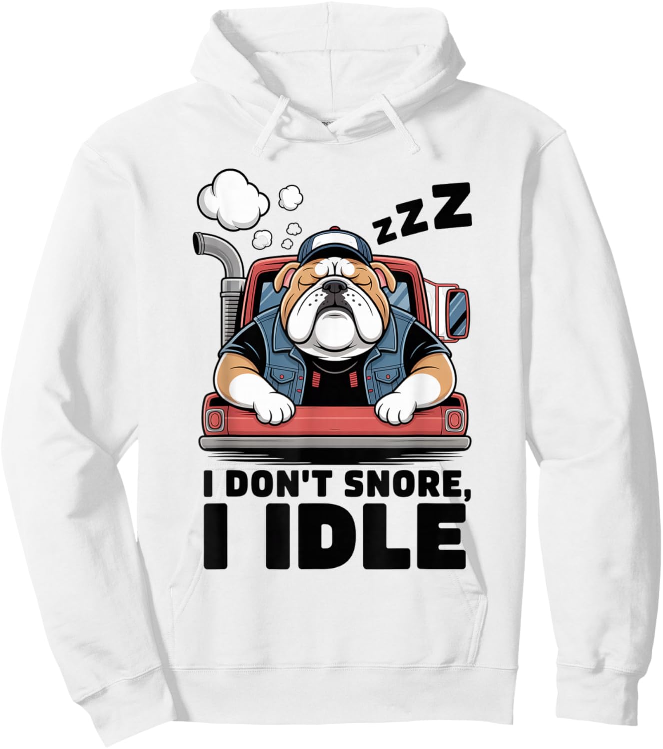 Truck Driver Trucker Semi Truck 18 Wheeler Hoodie - Hoodie | White