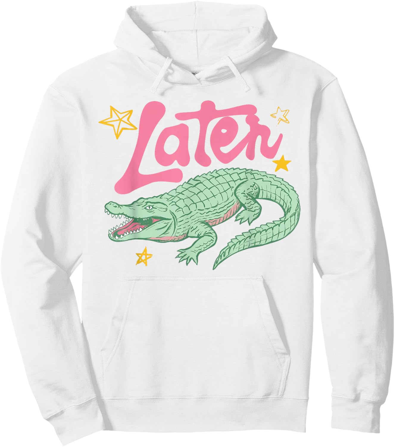 Later Gator Funny Alligator Preppy Last Day Teachers Kids Hoodie - Hoodie | White