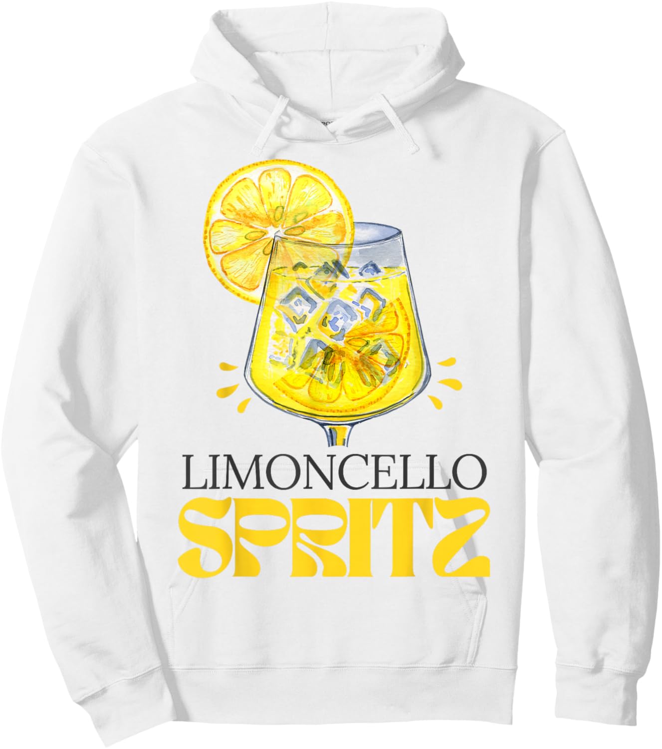 Limoncello Spritz Summer Aperitif Italian Lemon Liqueur Hoodie - Hoodie | White