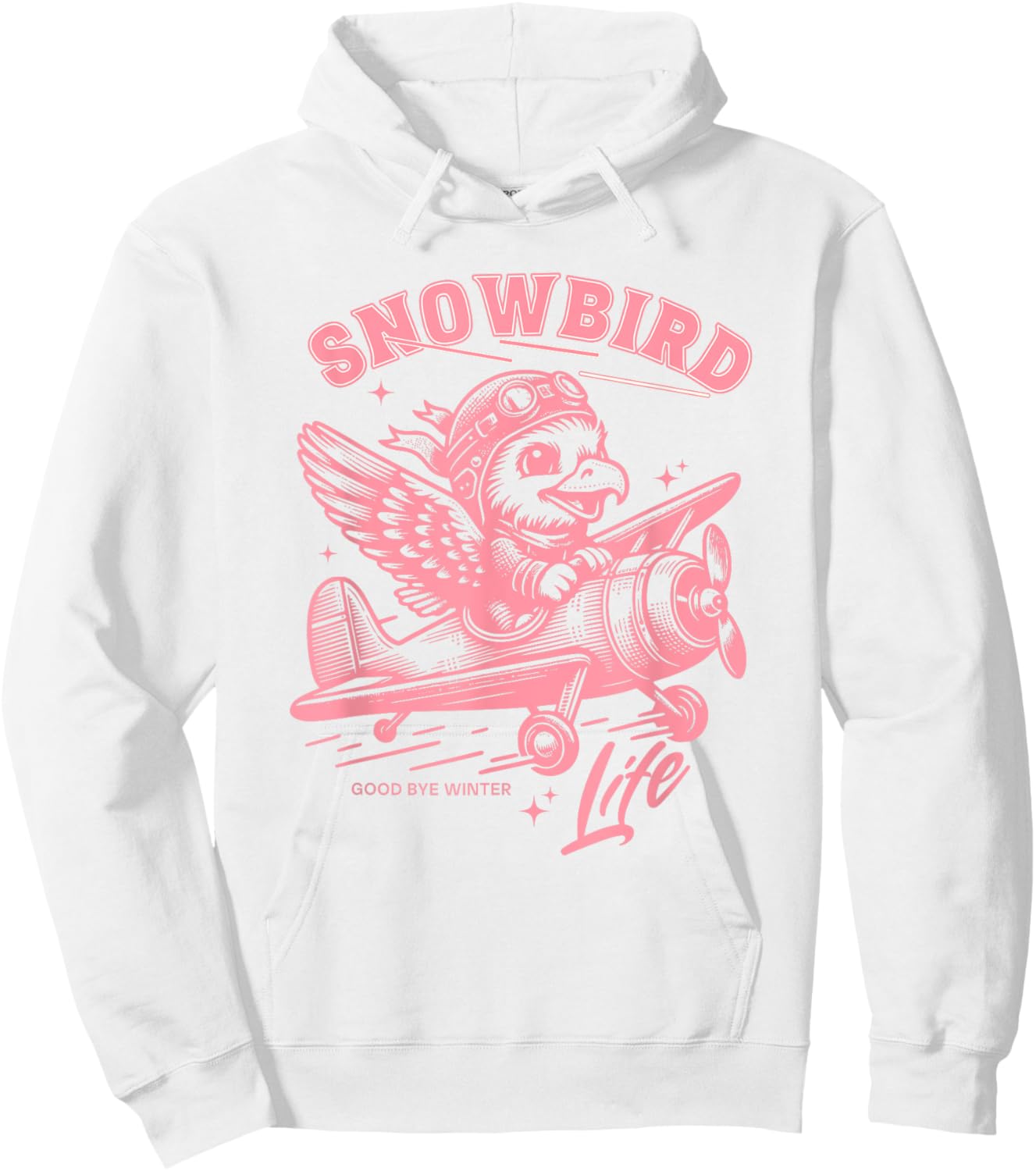 Snowbird Life Wintering In Arizona Texas Florida Winter Time Hoodie - Hoodie | White