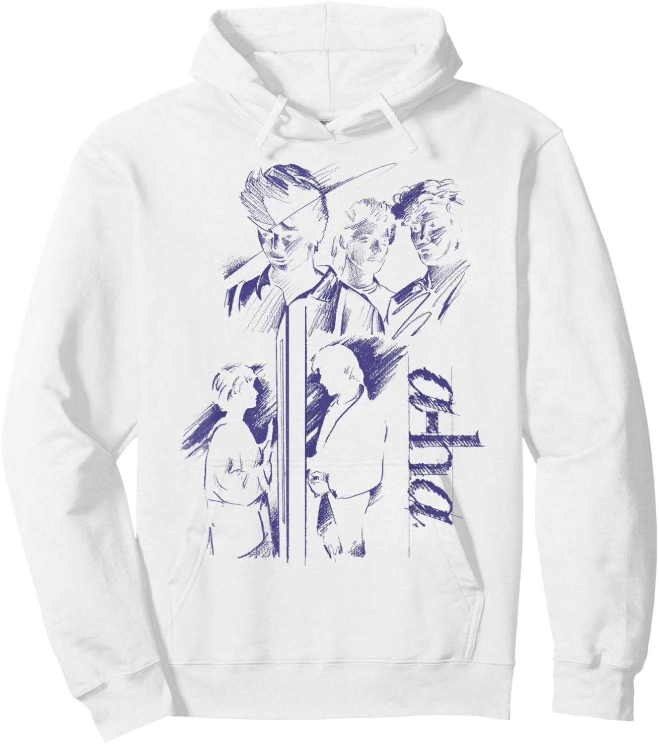 A-Ha Take On Me Collage Hoodie - Hoodie | White