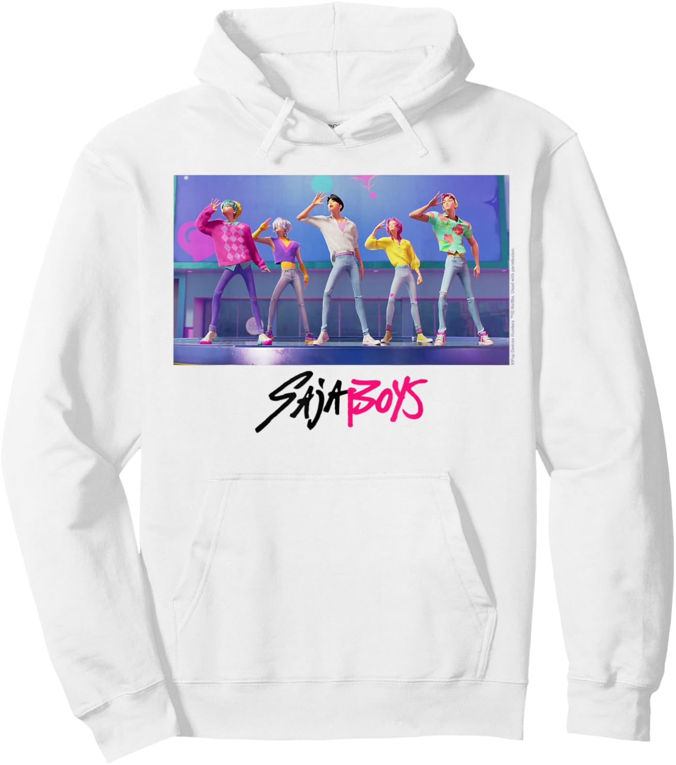 KPop Demon Hunters Saja Boys Soda Pop Dance Hoodie - Hoodie | White