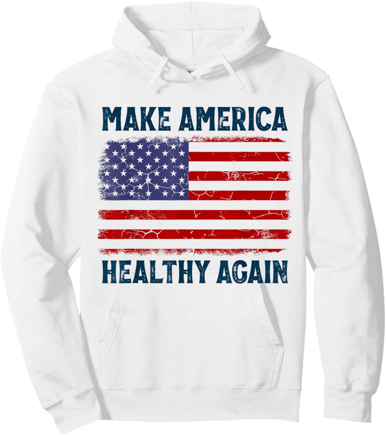 Make America Healthy Again Hoodie - Hoodie | White
