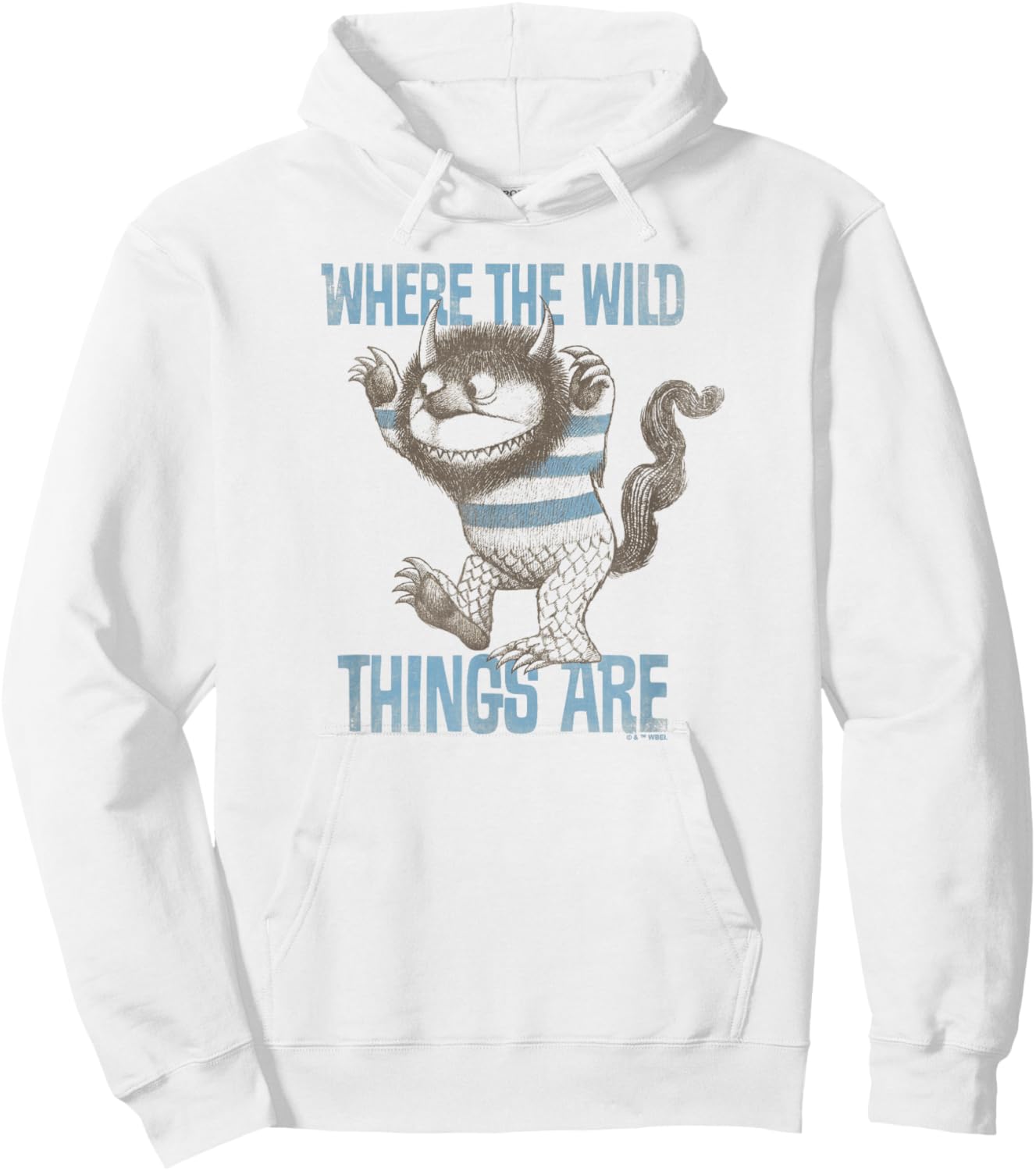 Where the Wild Things Are Wild Thing Vintage Hoodie - Hoodie | White