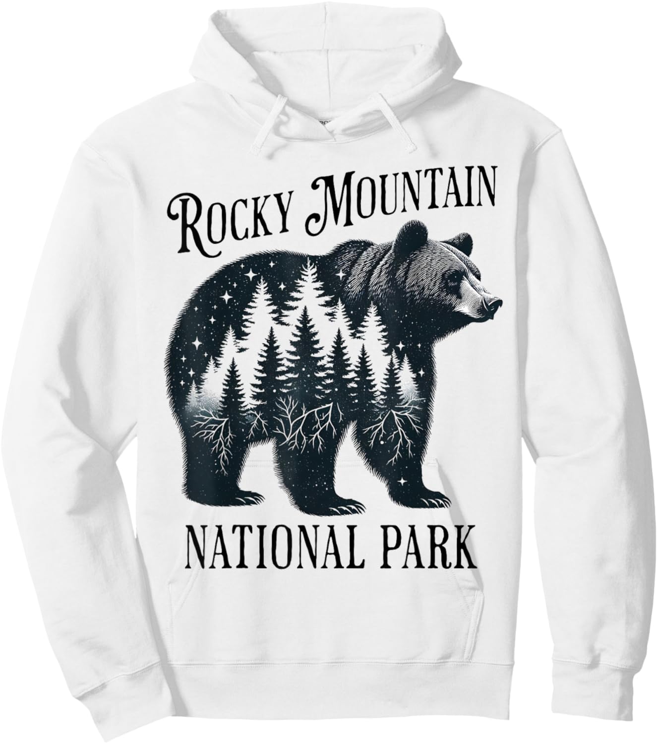 Rocky Mountain National Park Hoodie - Hoodie | White