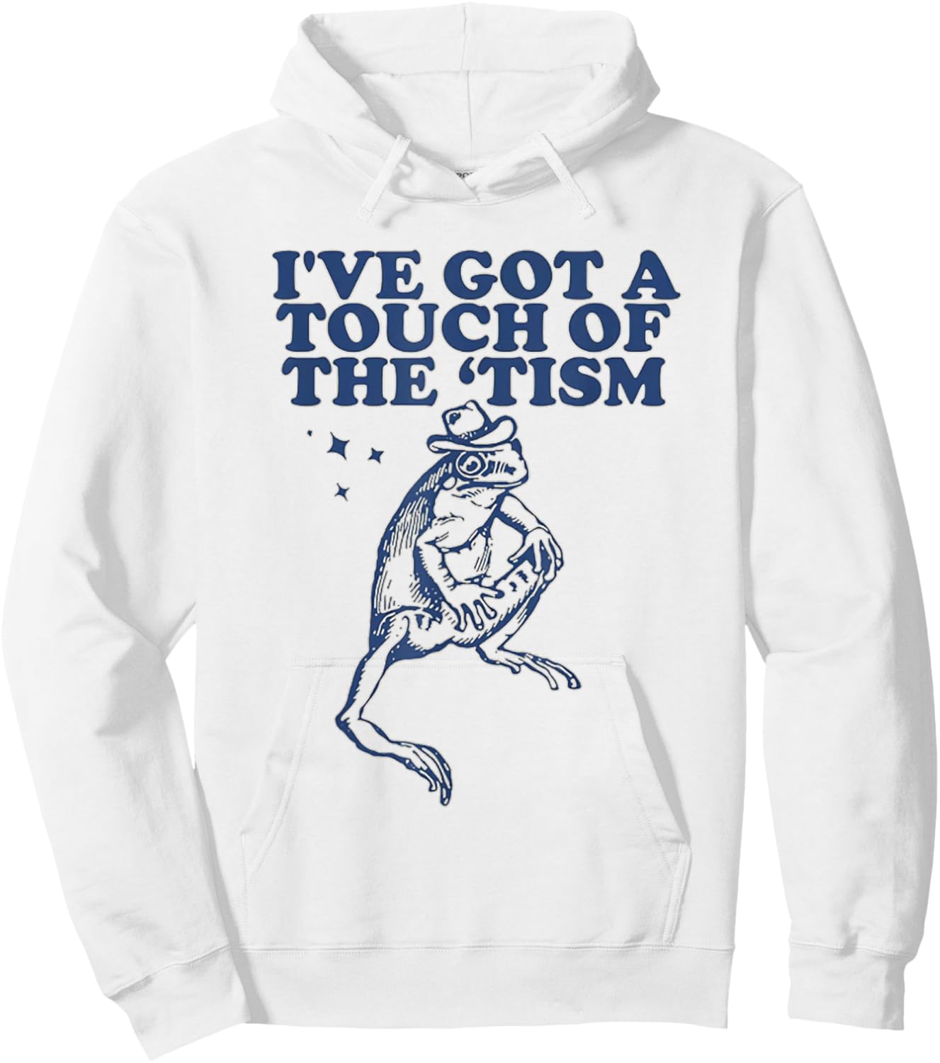 I've got a touch of the ‘tism Vintage Hoodie - Hoodie | White