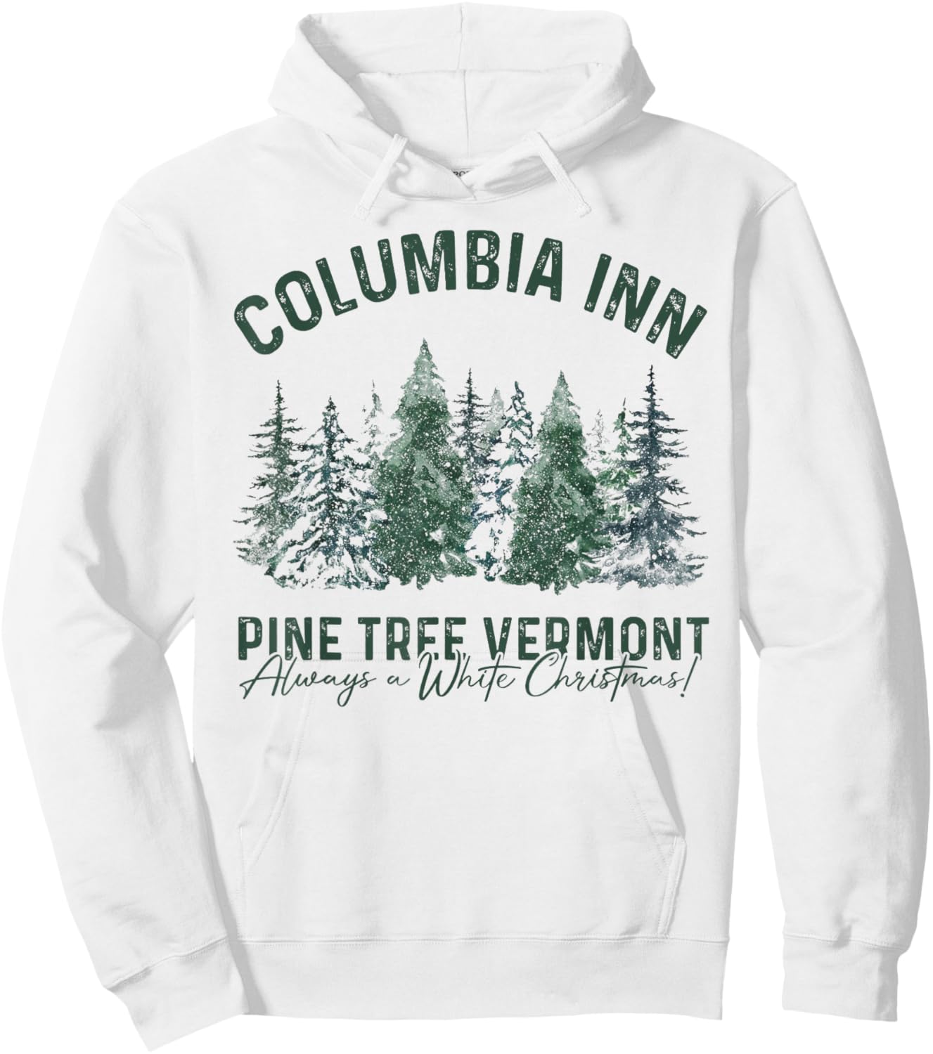 Columbia Inn Vermont America Snow Playground Hoodie - Hoodie | White