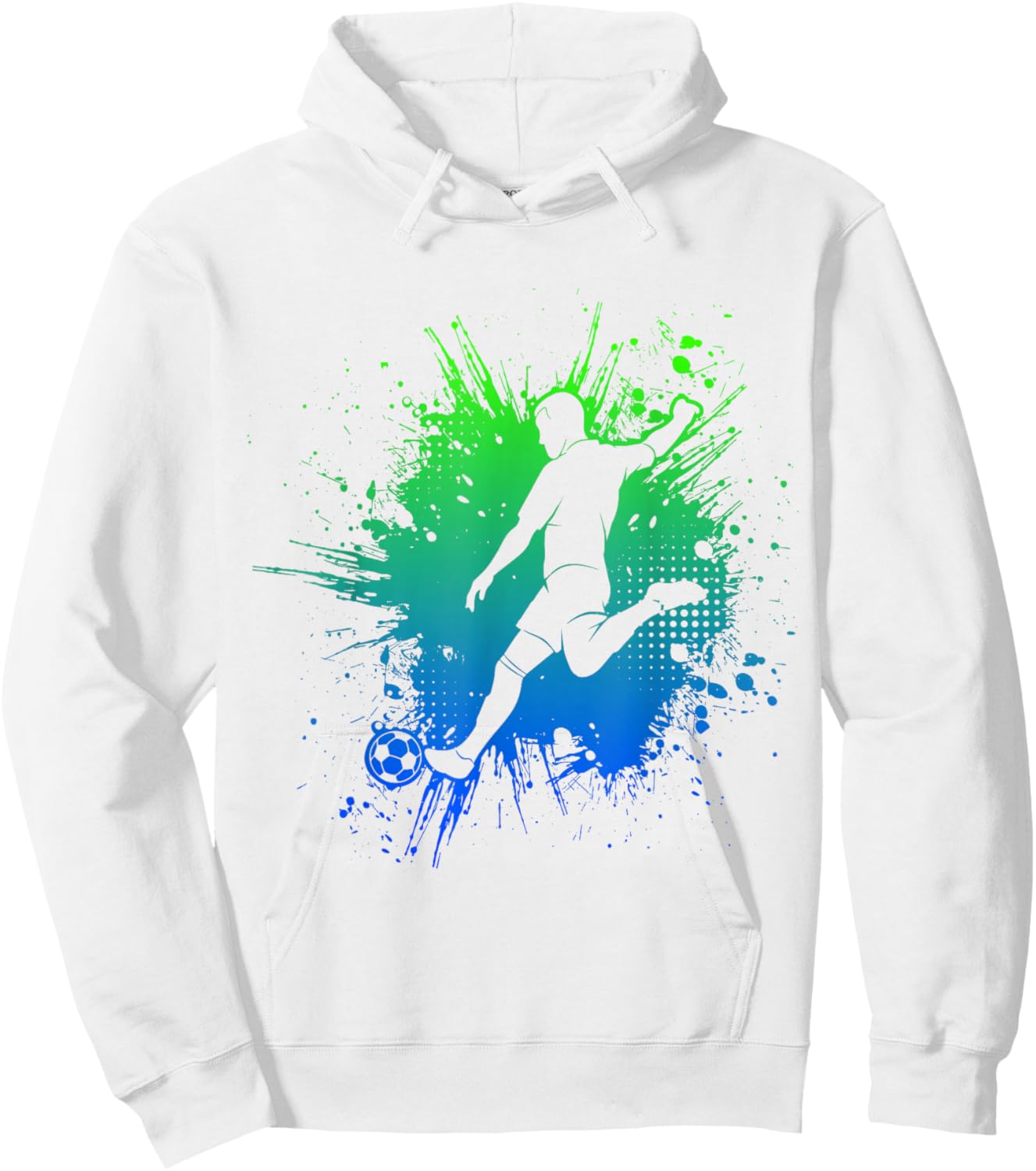 Soccer Boys Kids Men Hoodie - Hoodie | White