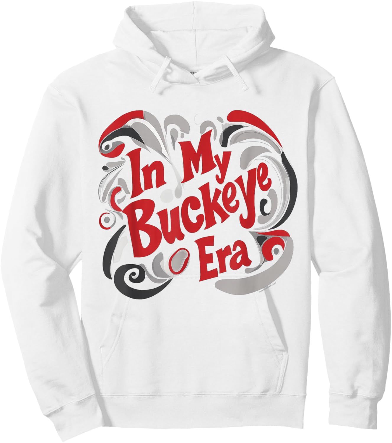 In my Buckeye Era Cute State Retro Vintage Girl Ohio Hoodie - Hoodie | White