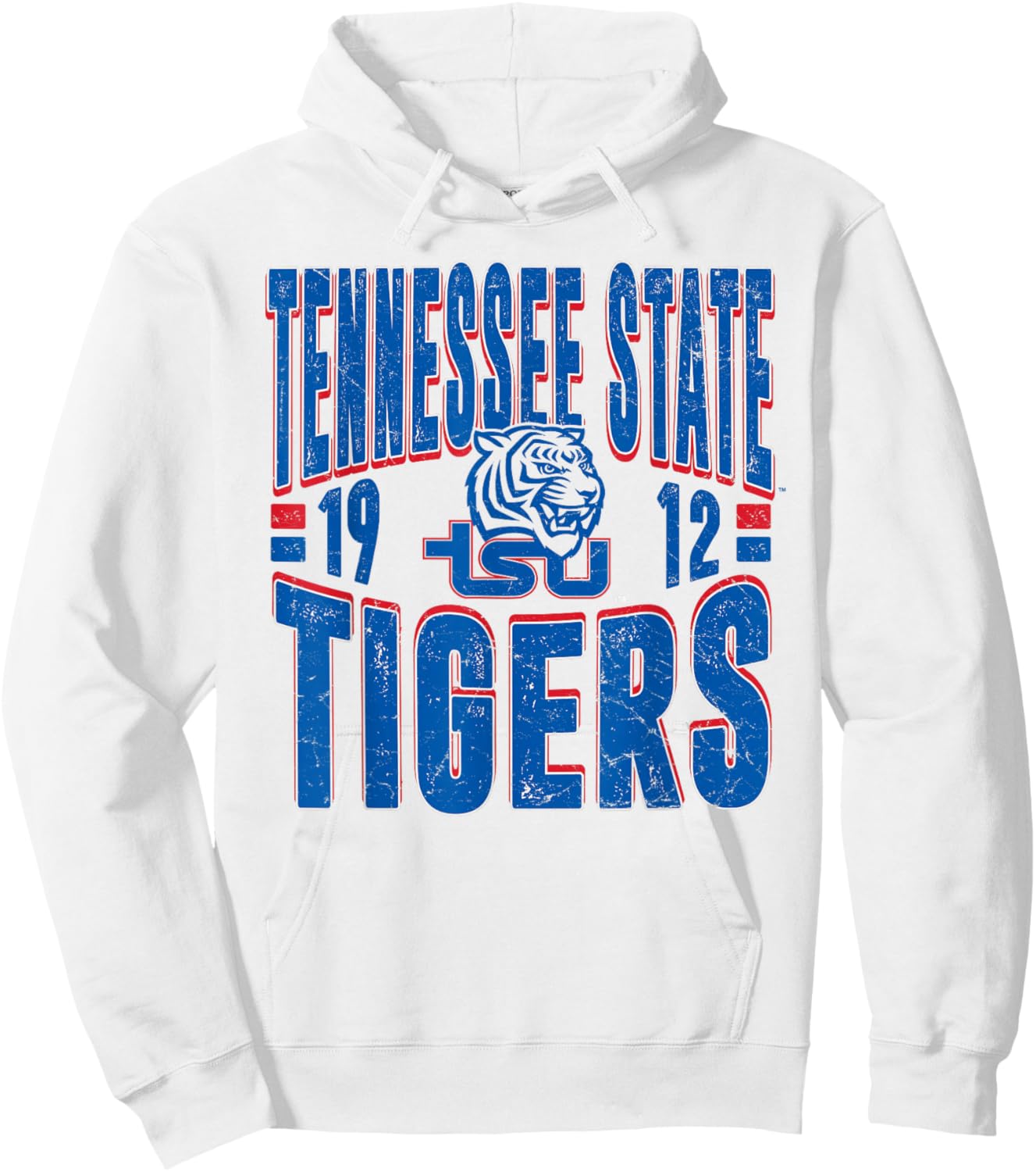 Tennessee State Tigers Vintage 90's Retro White Hoodie - Hoodie | White