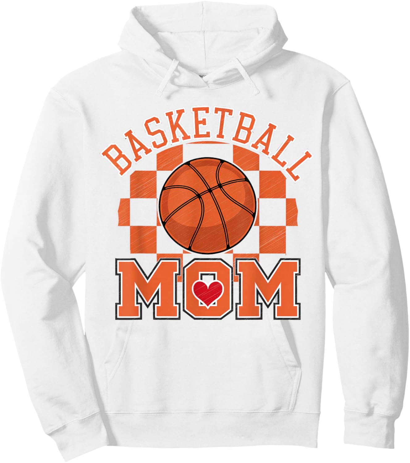 Groovy Basketball Mom Mother Basketball Mom Hoodie - Hoodie | White