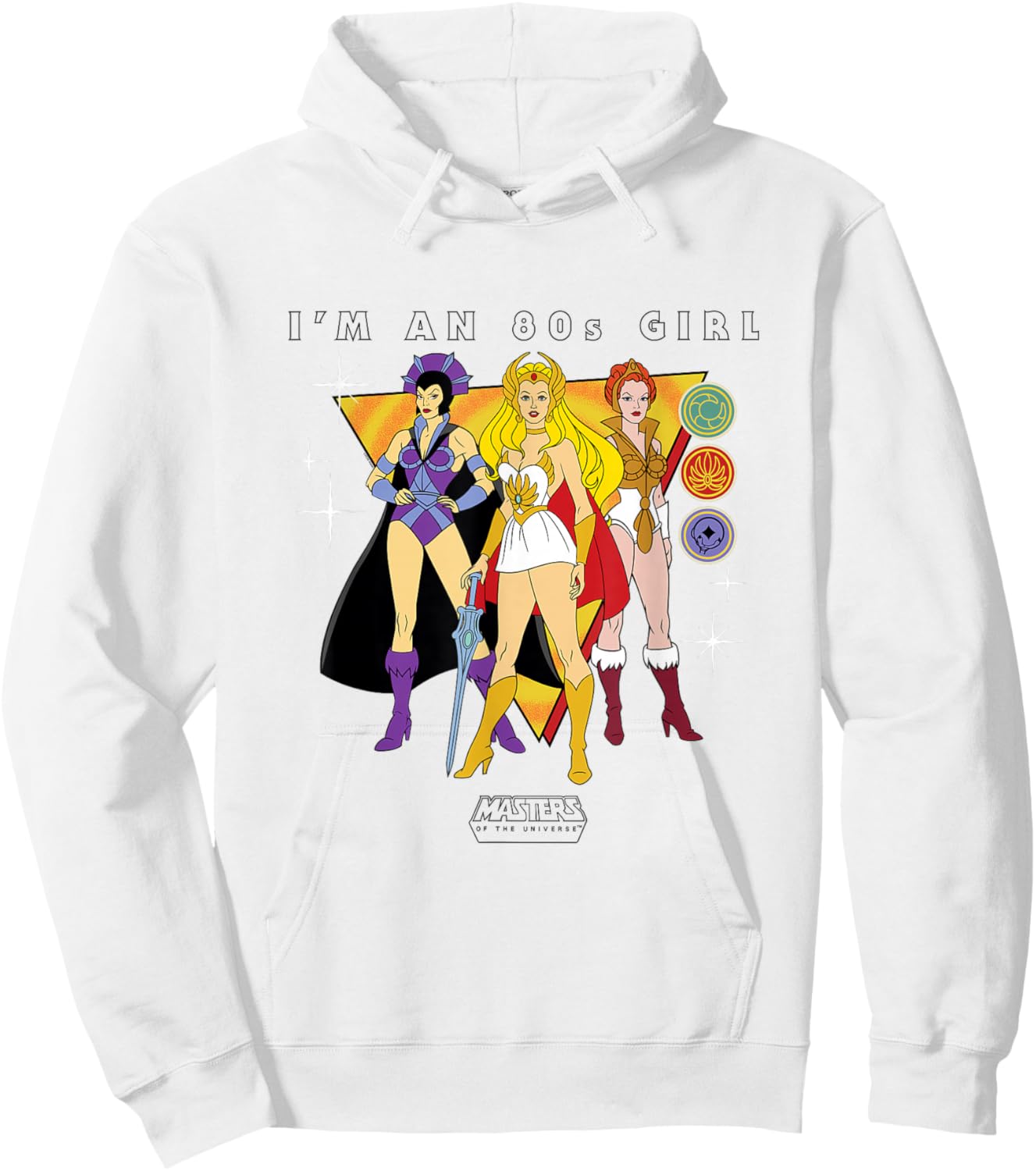 Masters of The Universe Ich Bin Ein 80s Girl's Hoodie - Hoodie | White