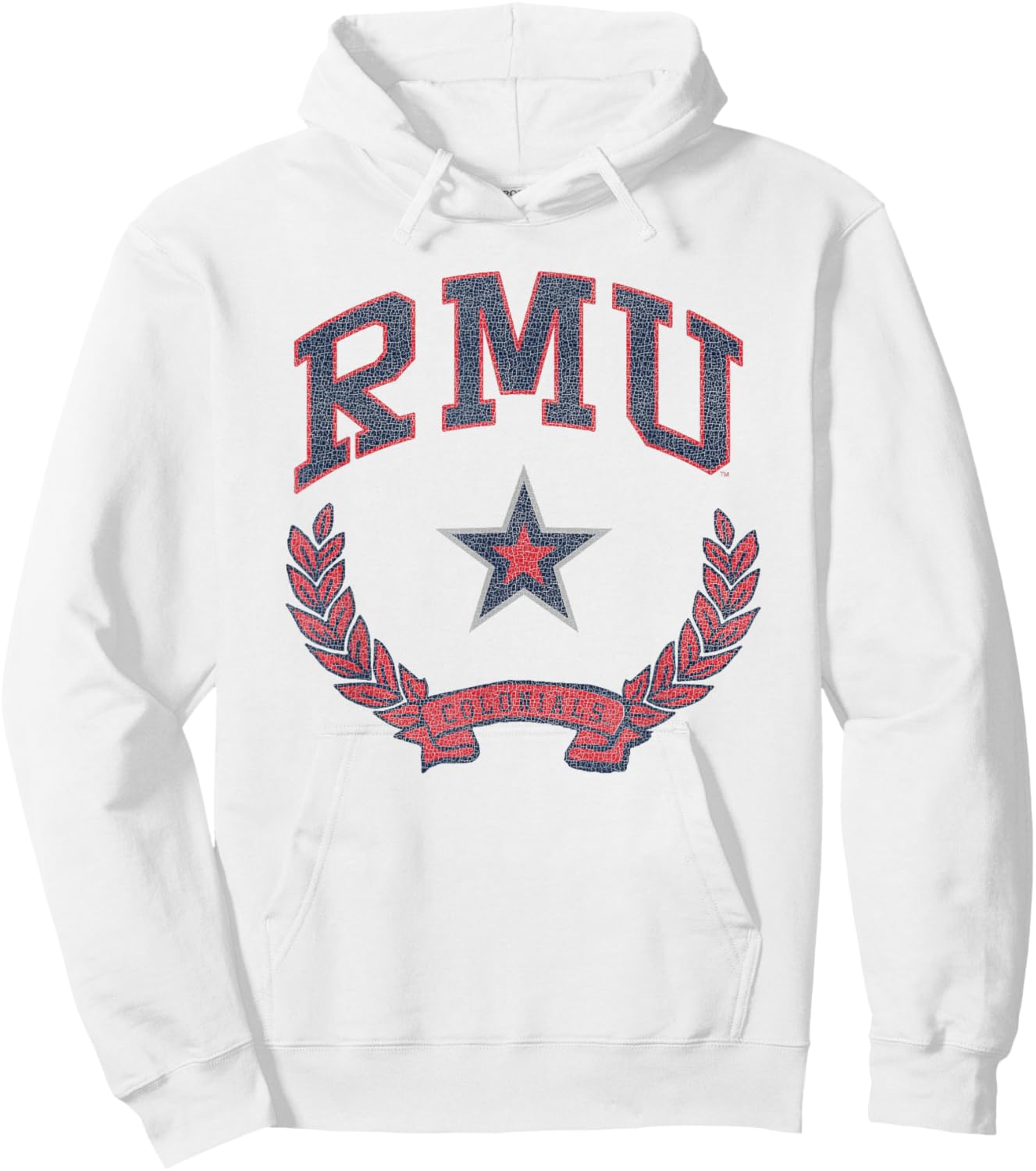 Robert Morris Colonials Victory Vintage White Hoodie - Hoodie | White