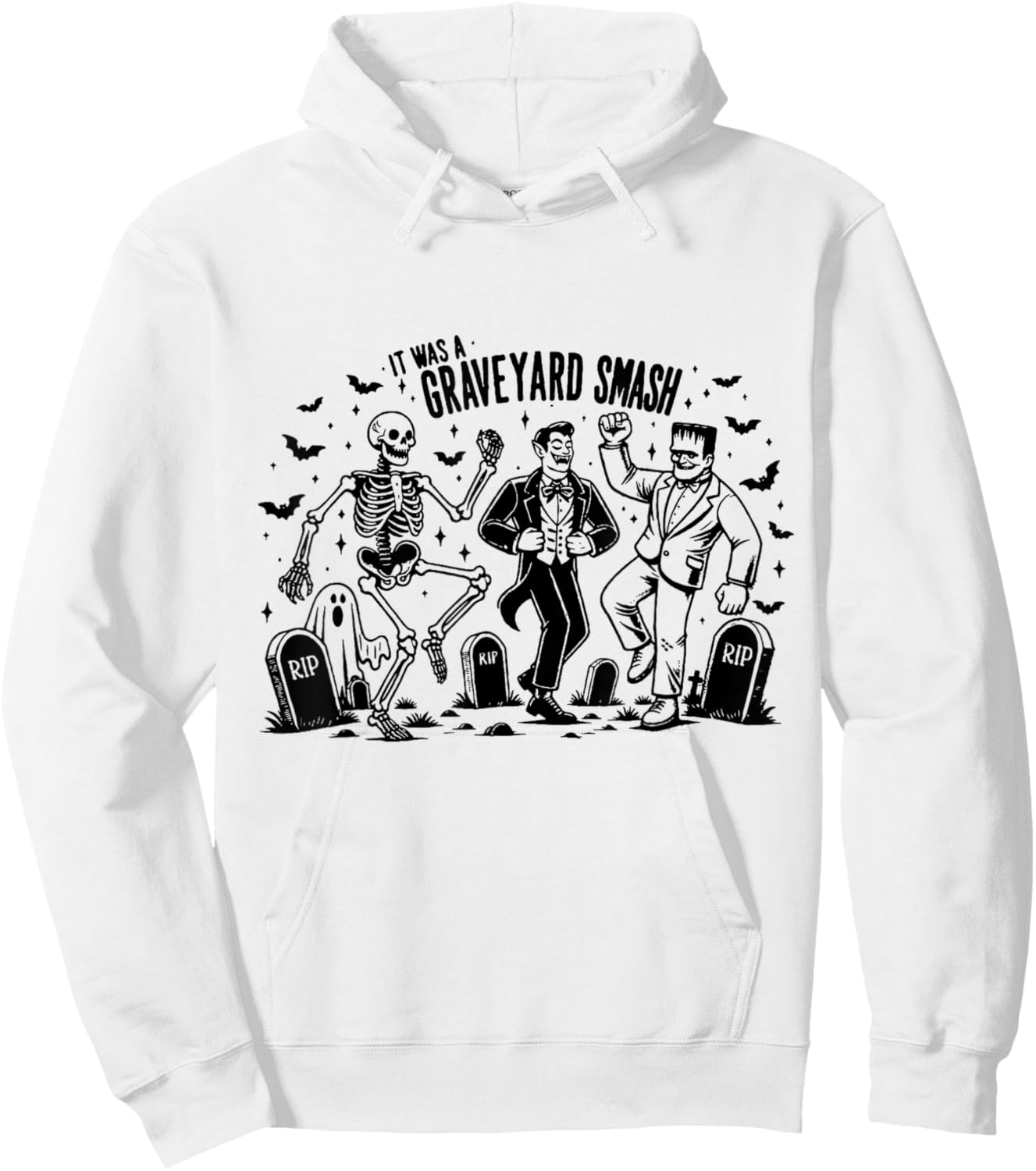 It Was A Graveyard Smash Hoodie - Hoodie | White