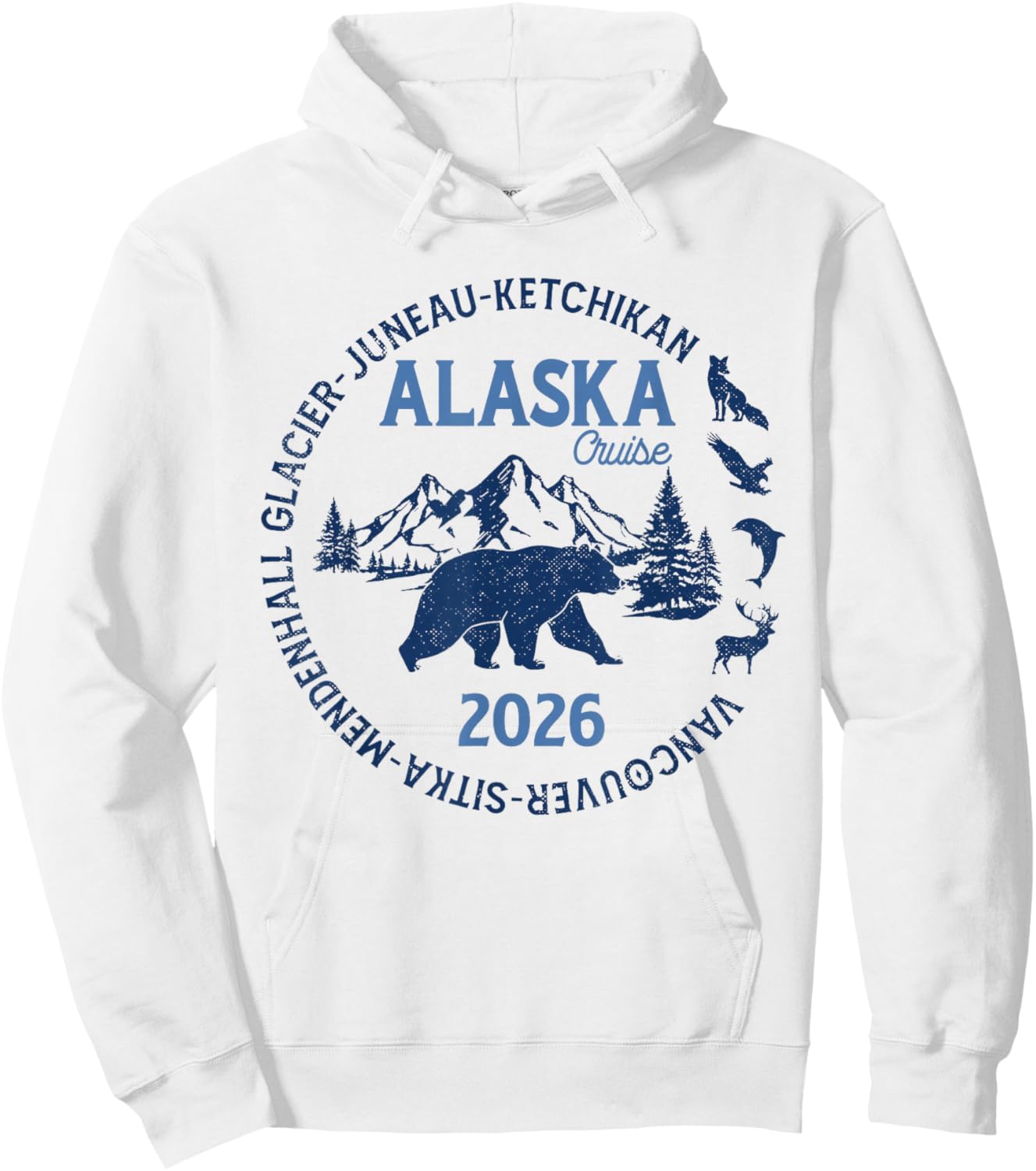 Family Friends Vacation Travel Matching Hoodie - Hoodie | White