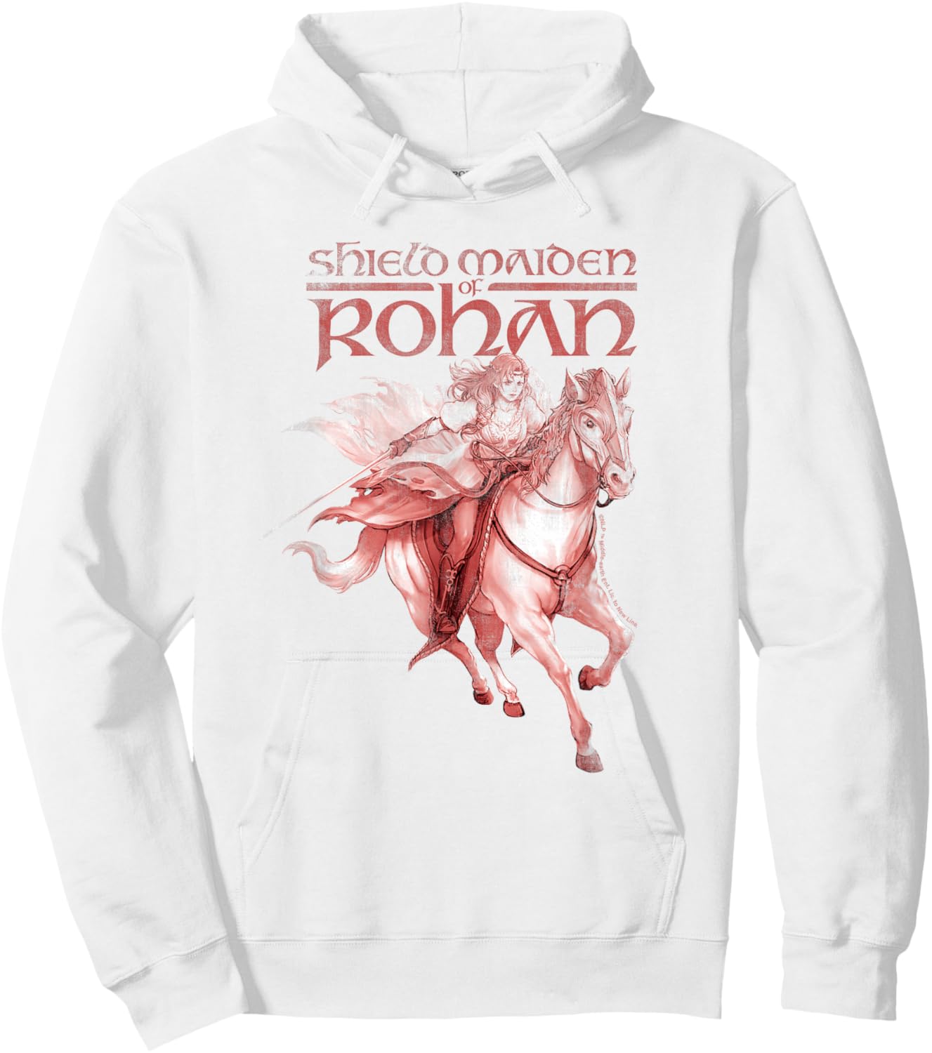 HERA SHIELDMAIDEN OF ROHAN Maiden Horse Run Hoodie - Hoodie | White