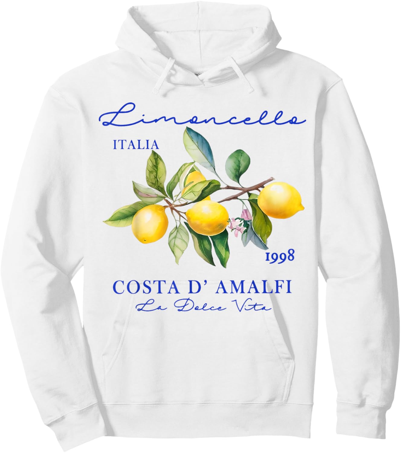 Limoncello Lemon Italy Summer Fruit Festival Women Men Hoodie - Hoodie | White