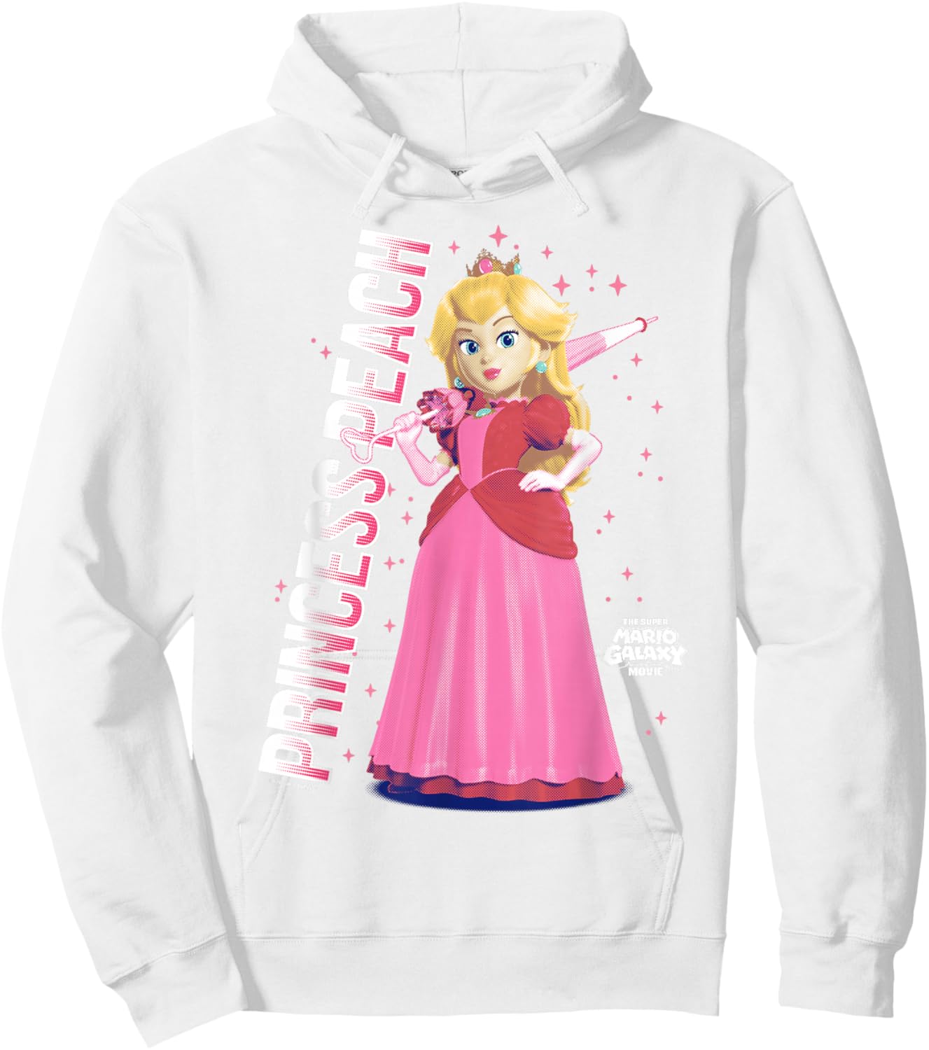 The Super Mario Galaxy Movie Galatic Princess Peach Hoodie - Hoodie | White
