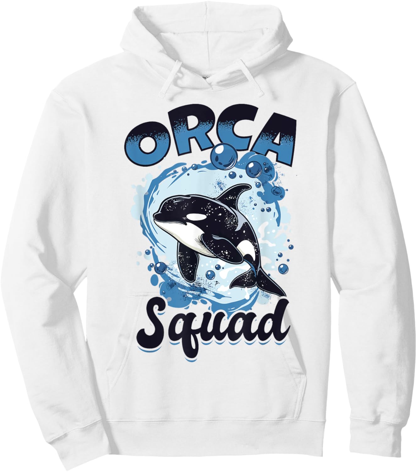Funny Orca Animal Orca Squad Hoodie - Hoodie | White