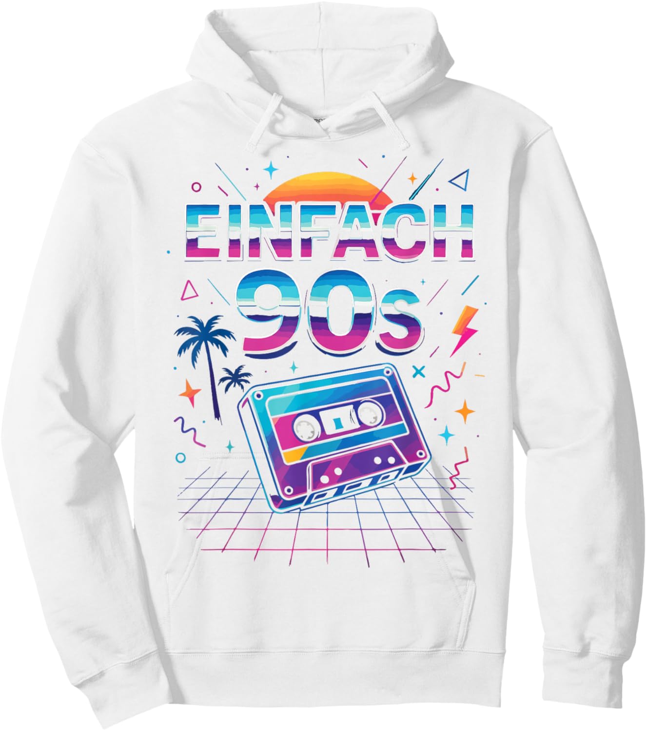 Einfach 90s 90er Mottoparty Geschenk Retro Deko Accessoires Hoodie - Hoodie | White