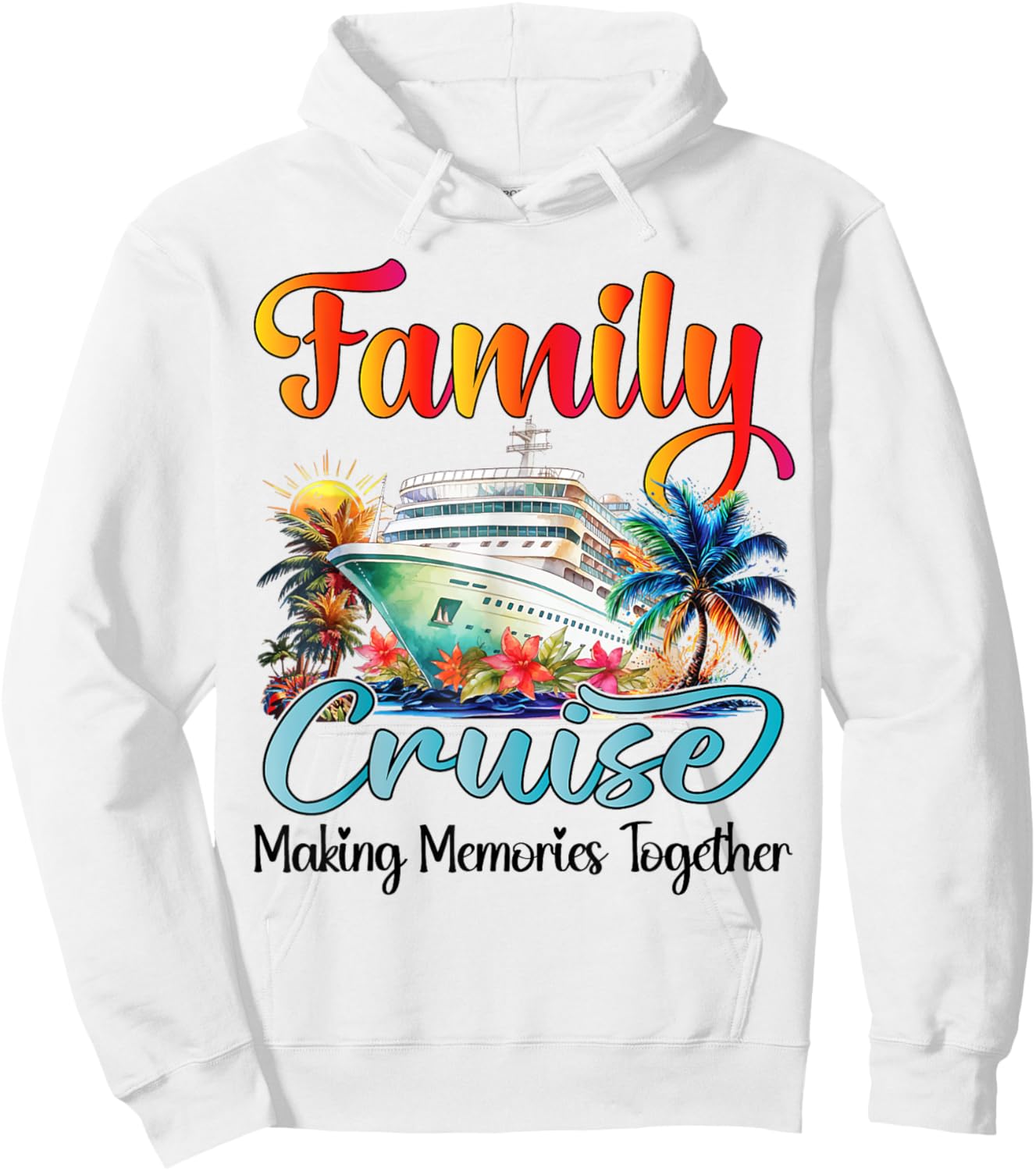 Family Cruise 2025 Family Matching Cruise Ship Vacation Trip Hoodie - Hoodie | White