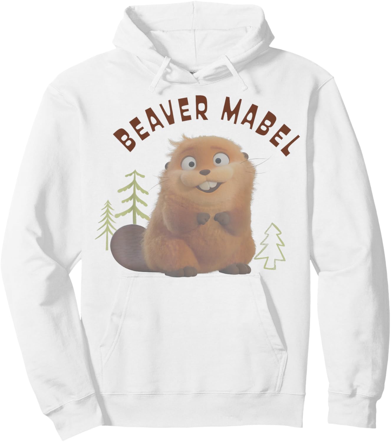 Hoppers Beaver Mabel Hoodie - Hoodie | White