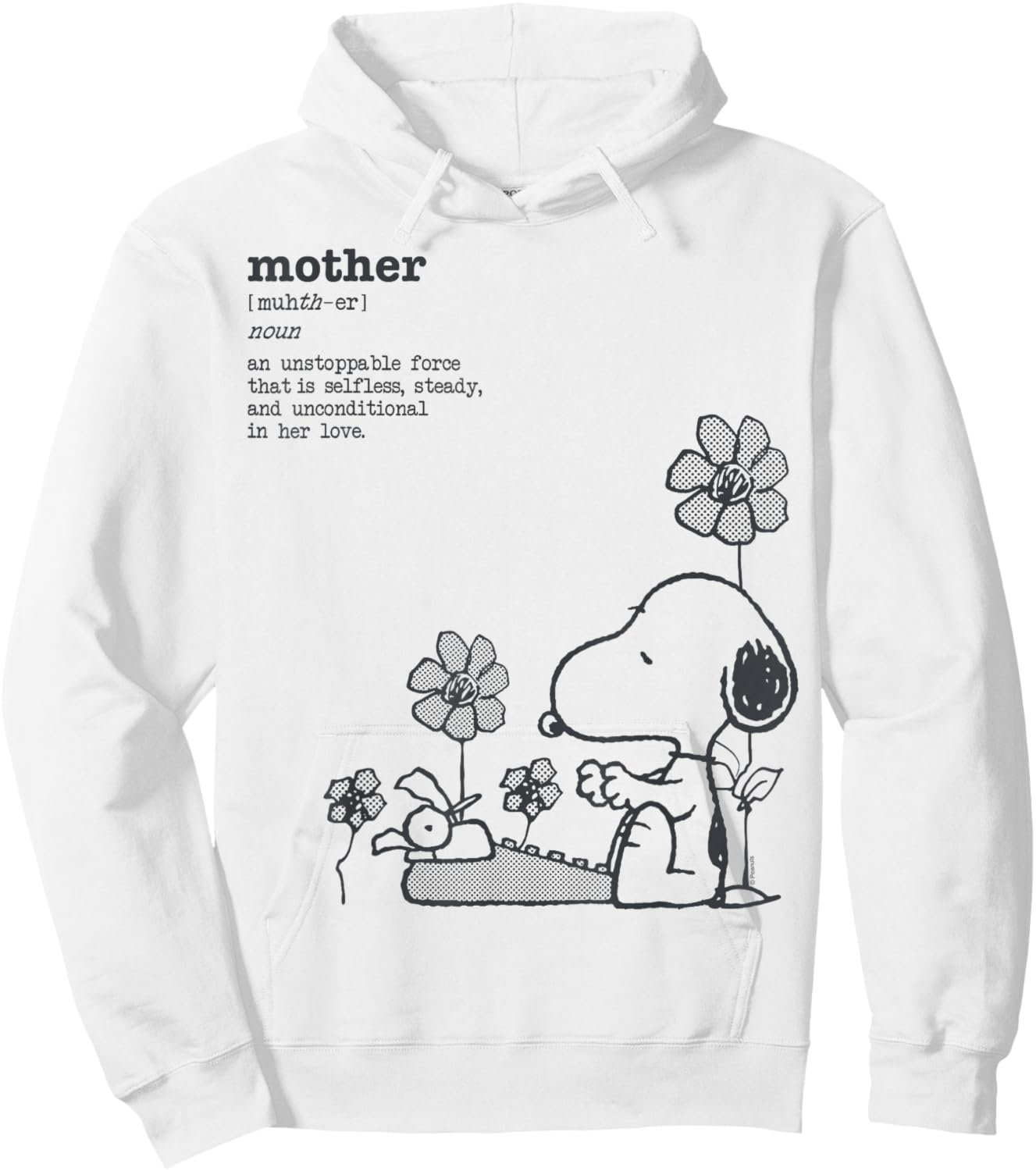 Snoopy - Definition of Mother Hoodie - Hoodie | White