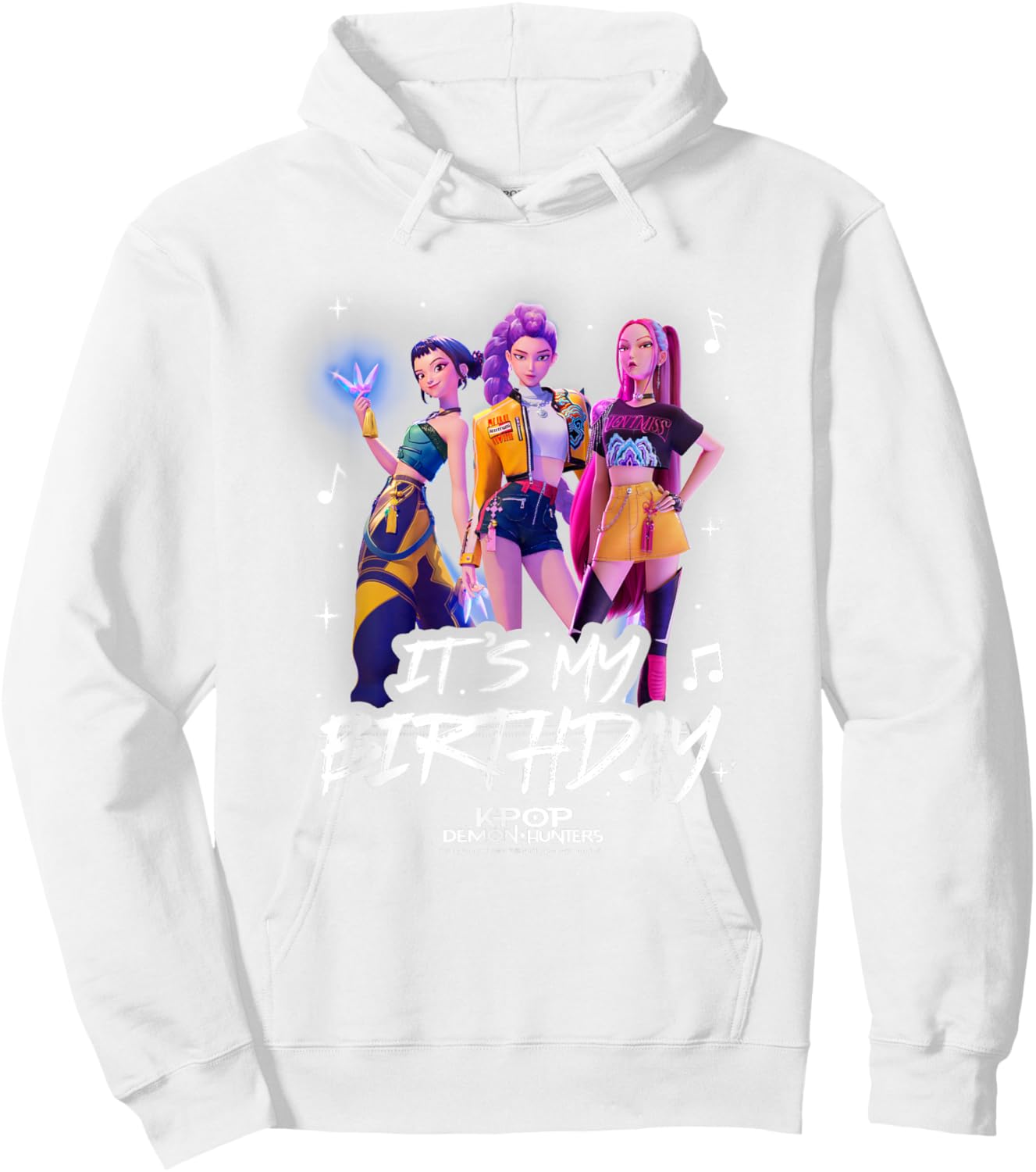 Kpop Demon Hunters My Birthday Officially Licensed Hoodie - Hoodie | White