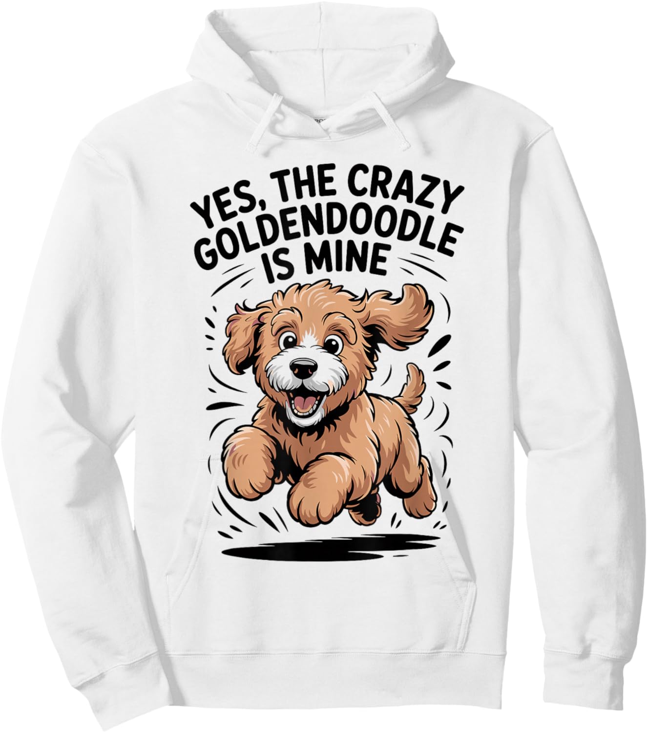 Cute Pet Cross Dog Mix Breed Poodle Cool Funny Goldendoodle Hoodie - Hoodie | White