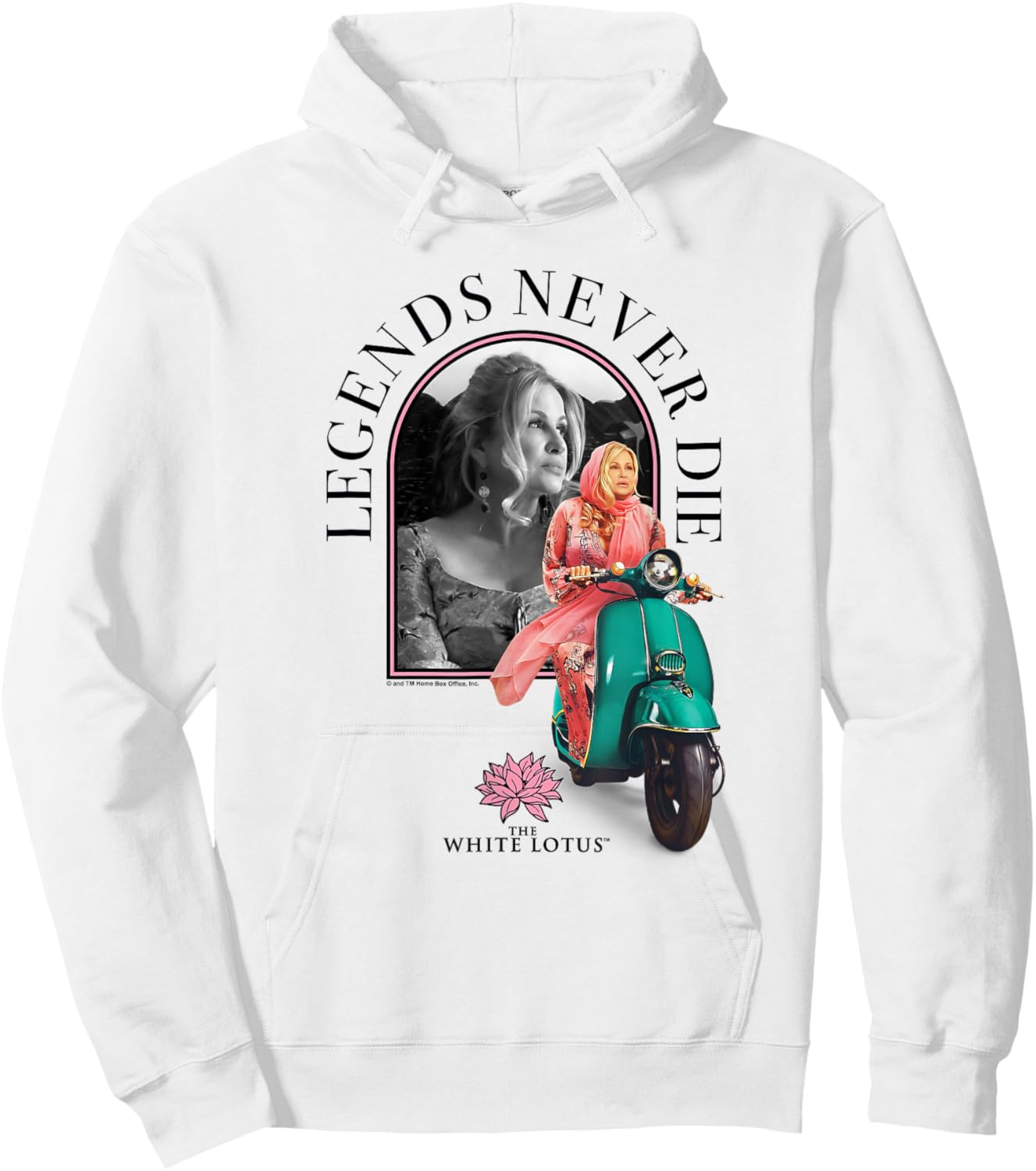 The White Lotus HBO Original Series Legends Never Die Hoodie - Hoodie | White