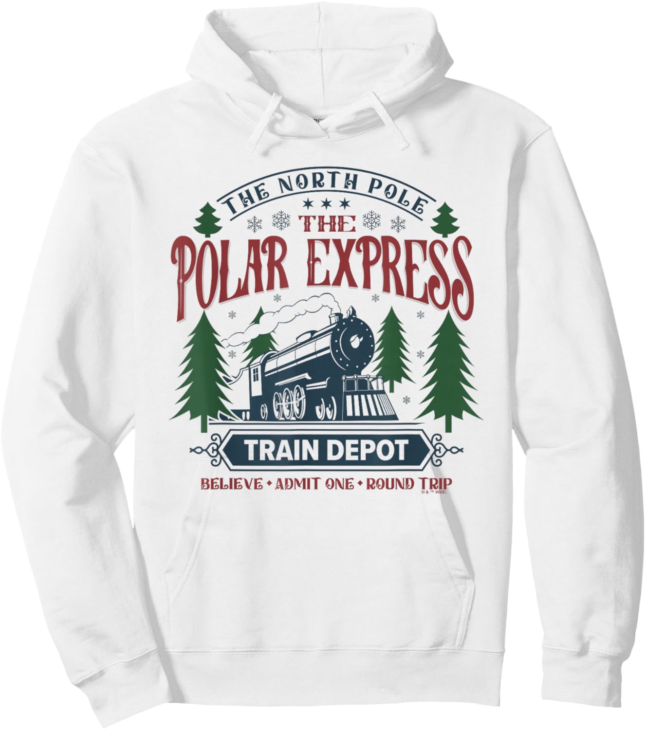 The Polar Express Train Depot Hoodie - Hoodie | White