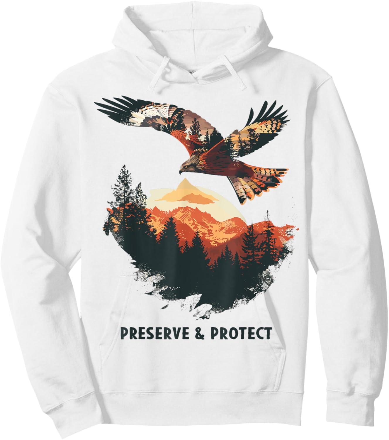 Roter Milan Habichte Greifvogel Raubvogel Vogel Rotmilan Hoodie - Hoodie | White