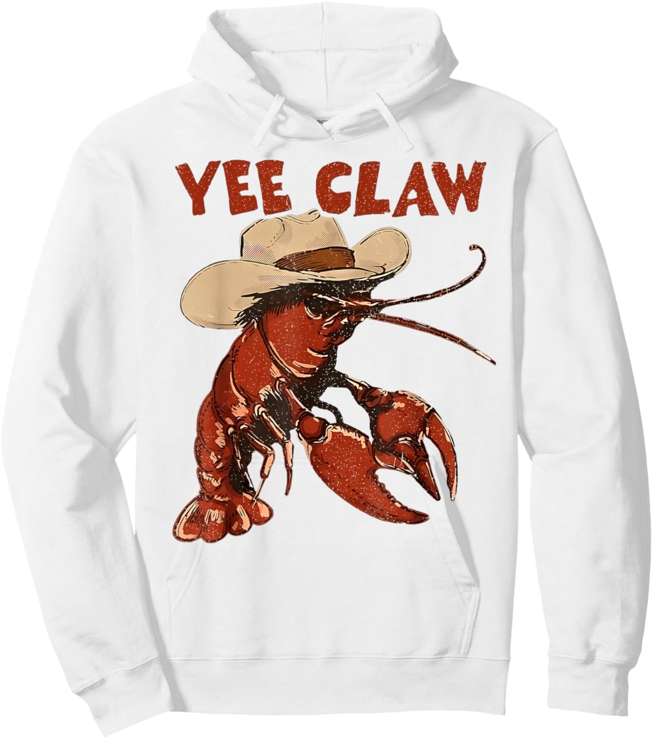 Yee Claw Lobster Cowboy Western Beach Amalfi Coast Trip Hoodie - Hoodie | White