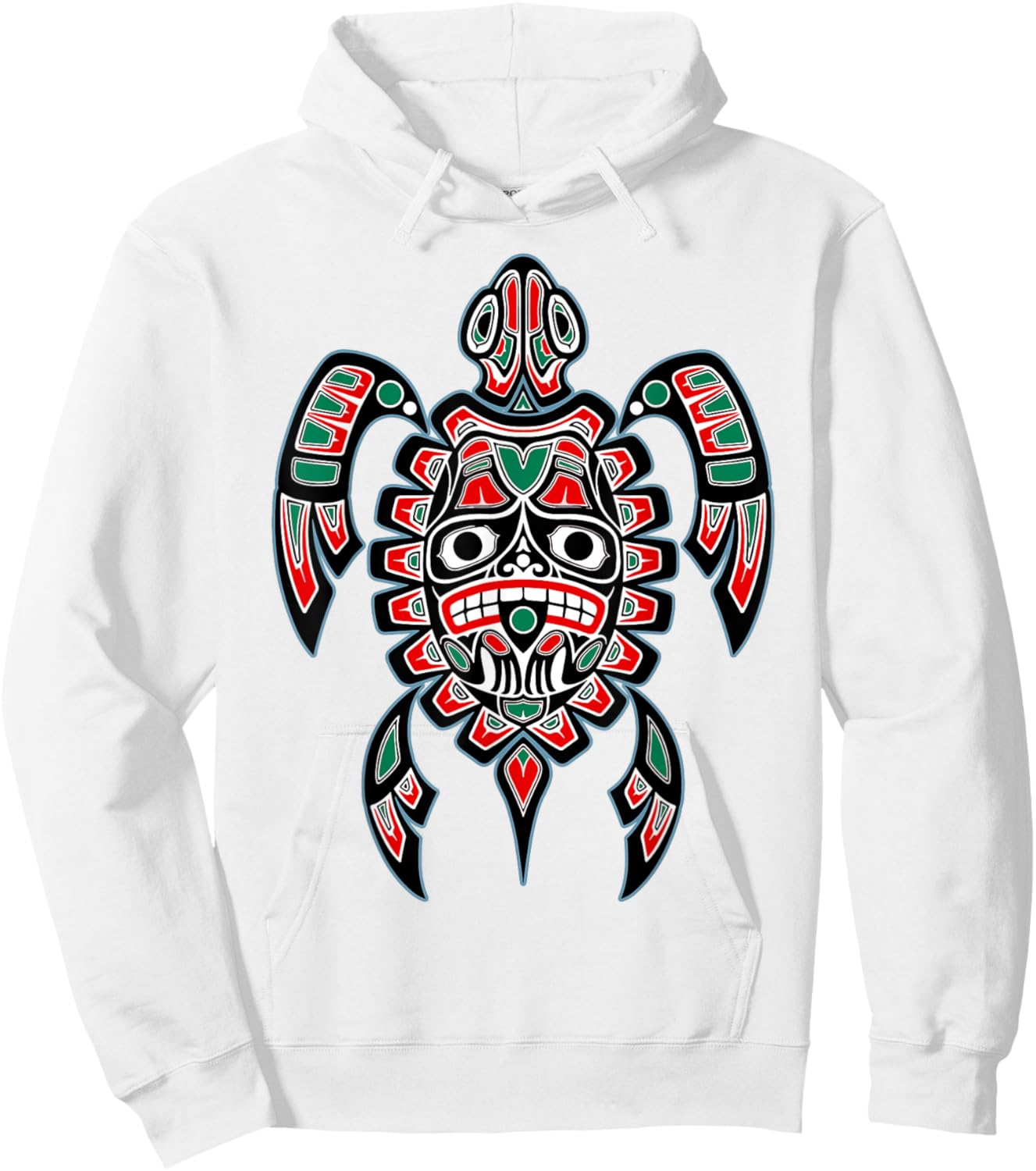 Turtle Haida Native American Indian Pride Tlingit Men Women Hoodie - Hoodie | White