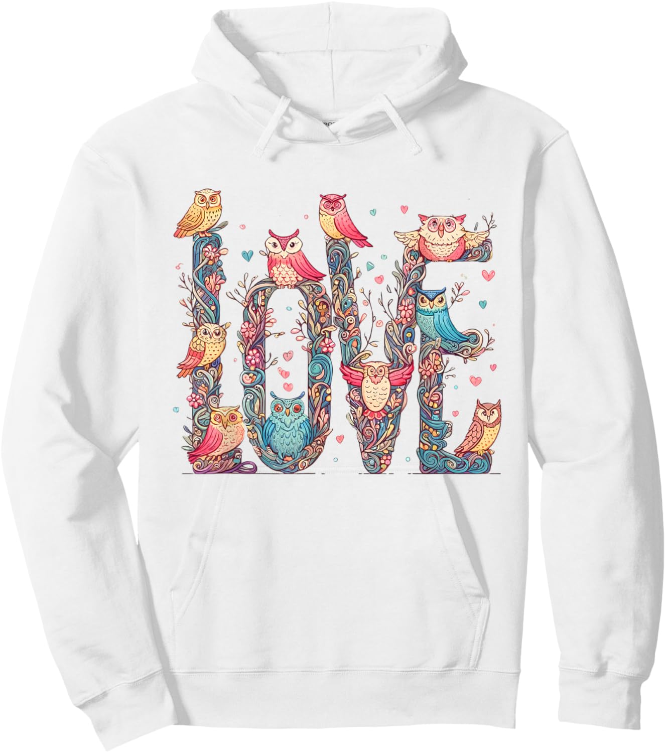 Owl Shirt Women Nocturnal Bird Wildlife Owls Owl Love Hoodie - Hoodie | White