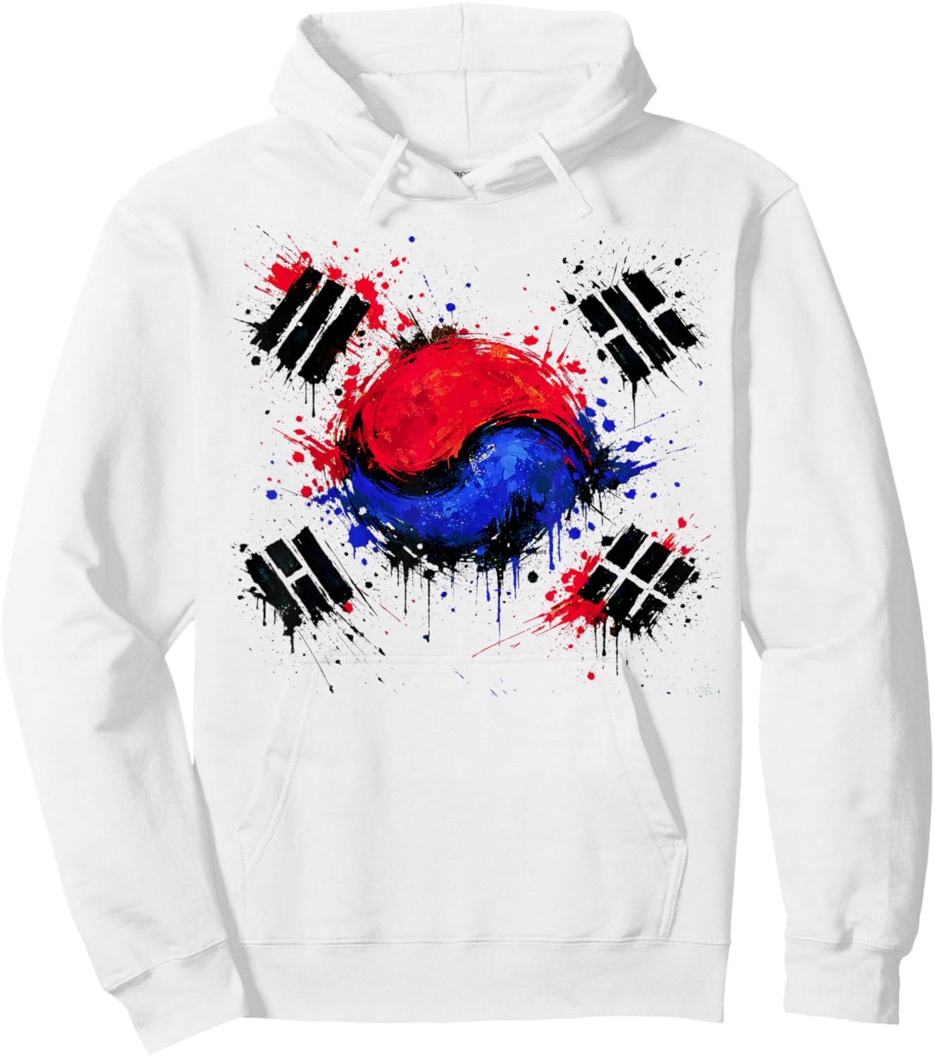 South Korea Flag, Korean Republic, Men, Women & Kids Korea Hoodie - Hoodie | White
