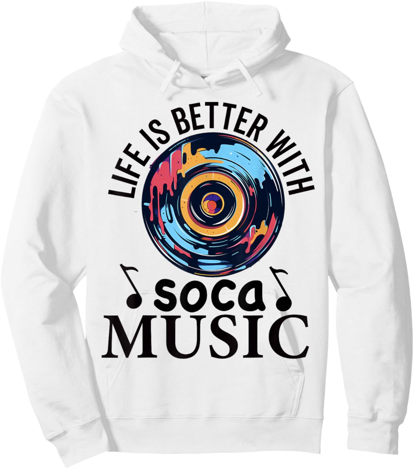 Soca For Sokah Music Trinidad & Tobacco Guyanese Carnival Hoodie - Hoodie | White