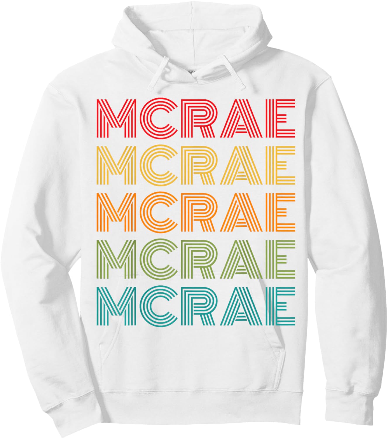 Retro McRae Lover Name Design Apparel Women Kids Hoodie - Hoodie | White