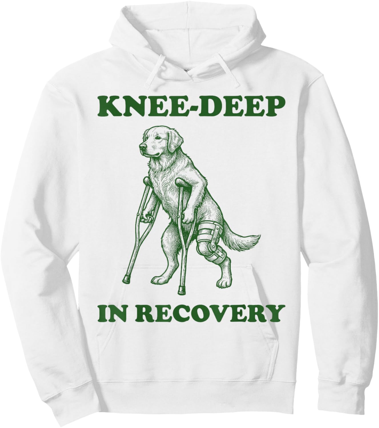 Bad Knees After Knee Replacement Recovery Hoodie - Hoodie | White