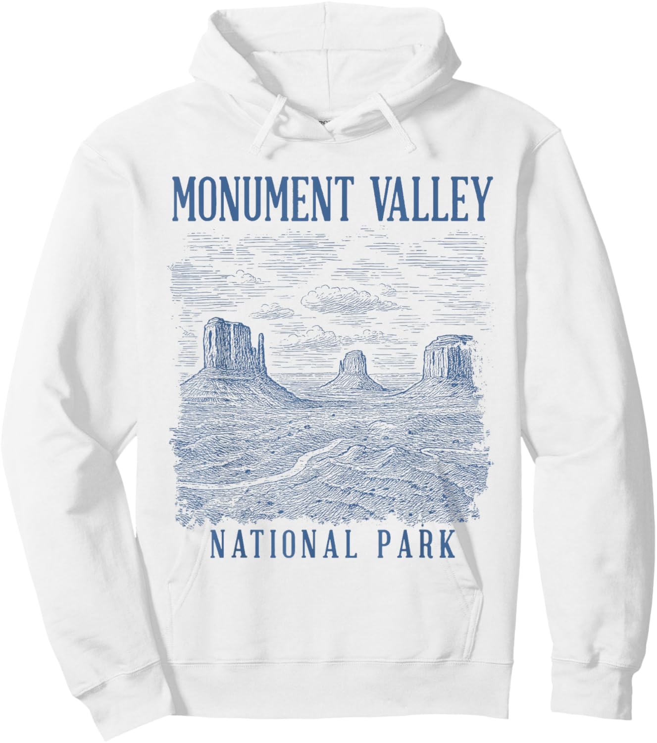 Monument Valley Arizona Traveling Nature Lover Exploring Hoodie - Hoodie | White