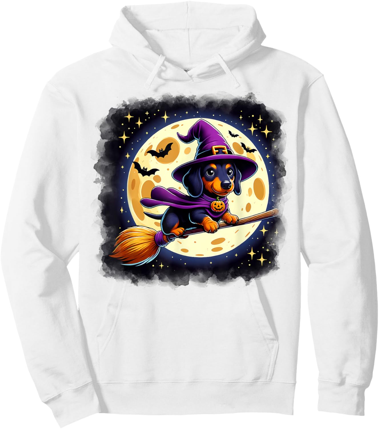 Cute Dachshund Halloween Costume Shirt Dog Lover Women Girls Hoodie - Hoodie | White